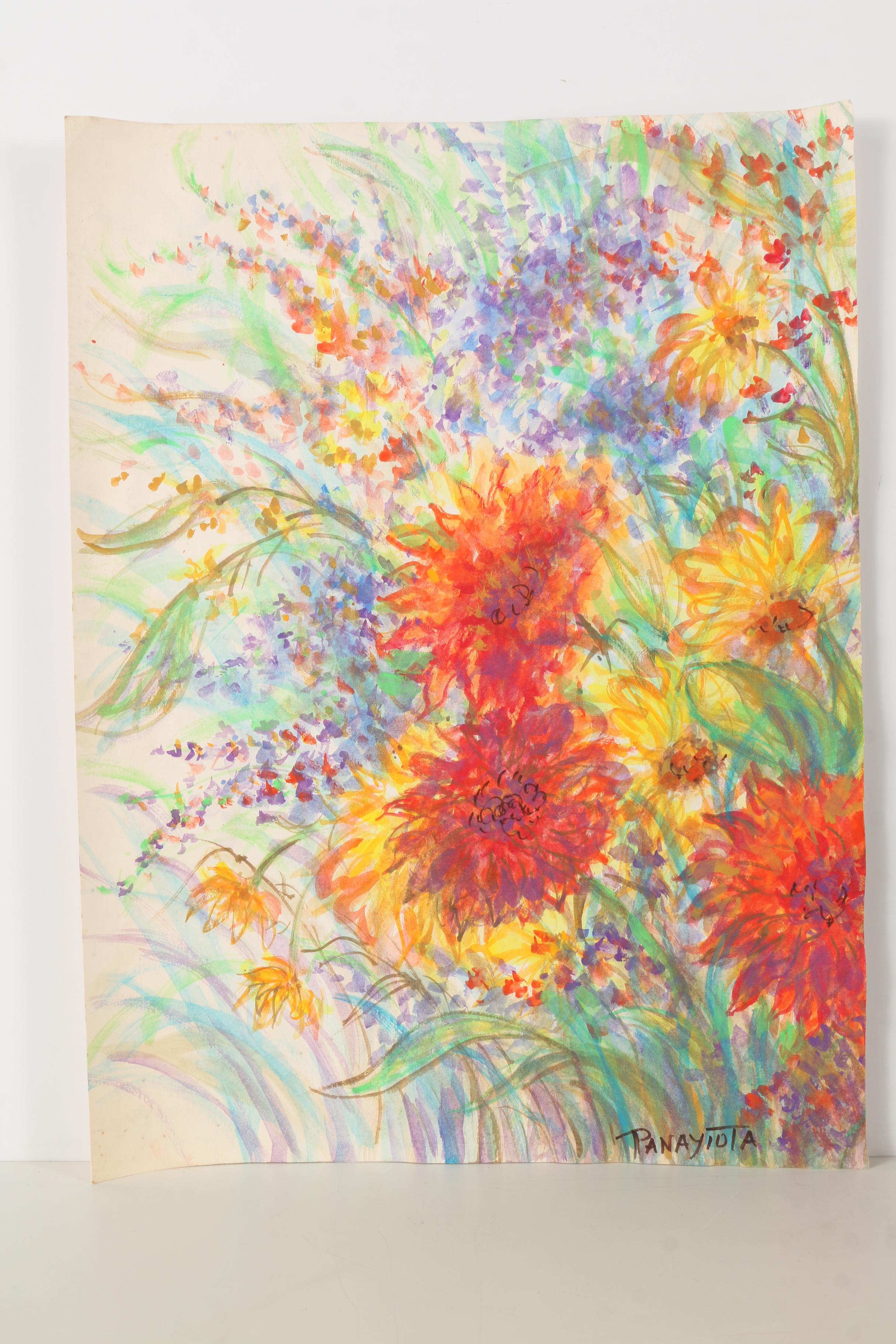 Collection of Paul Ashbrook and Panayiota Watercolor Paintings