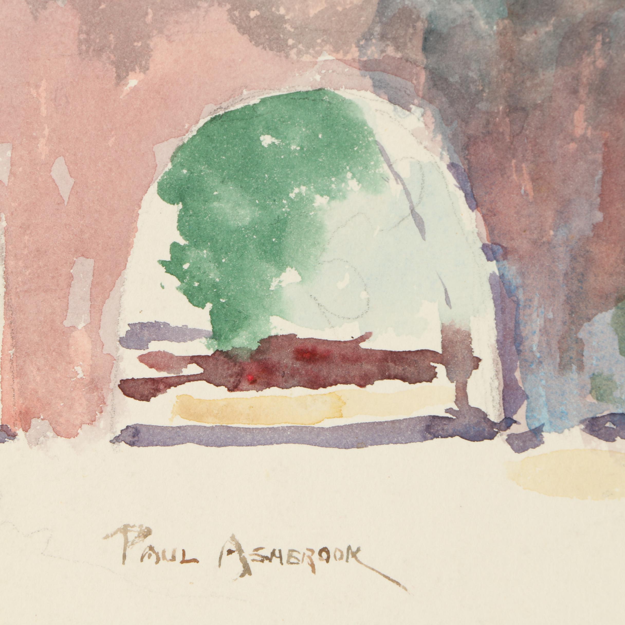 Collection of Paul Ashbrook and Panayiota Watercolor Paintings