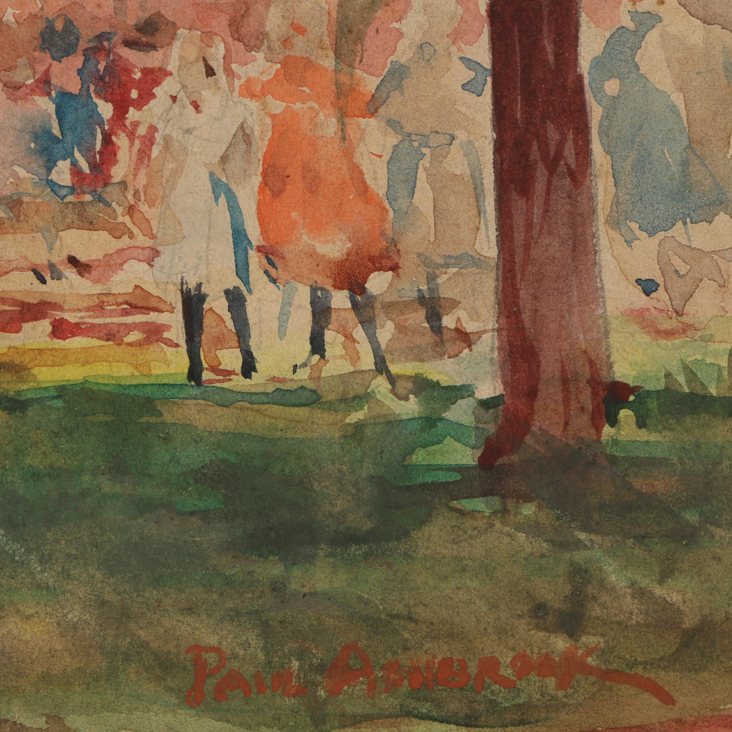 Collection of Paul Ashbrook and Panayiota Watercolor Paintings