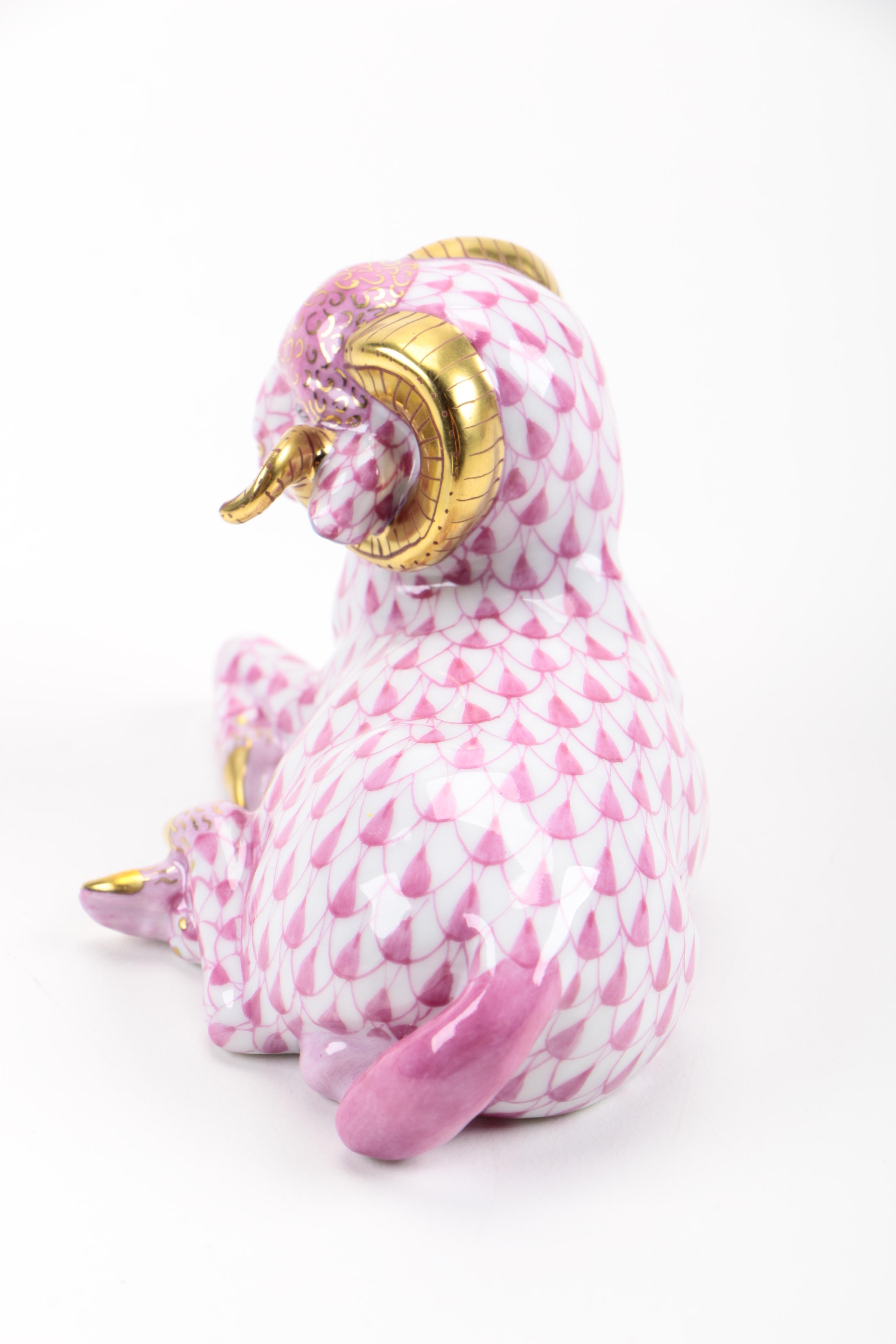 Herend Ram Figurine