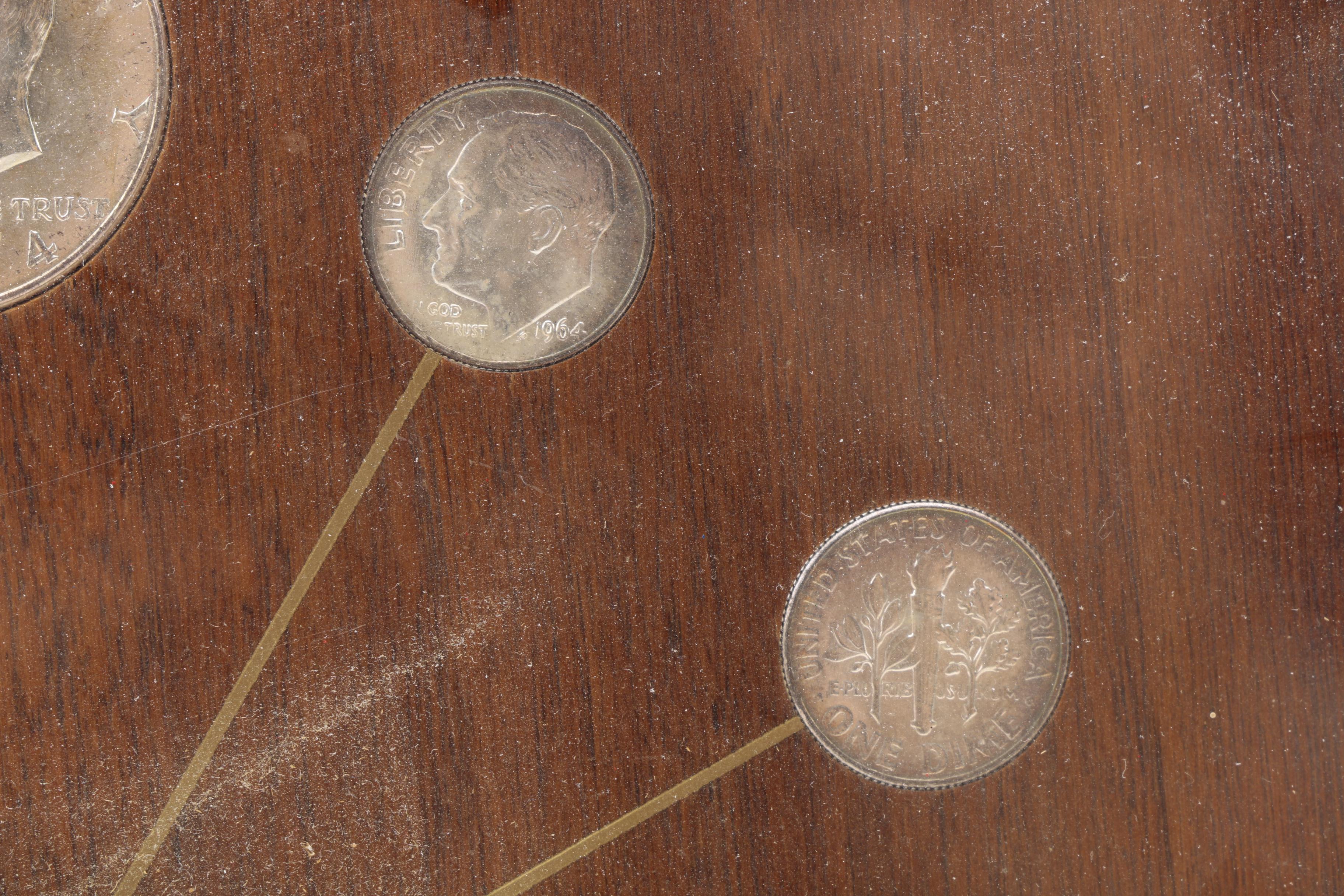United States Last Silver Coinage Clock