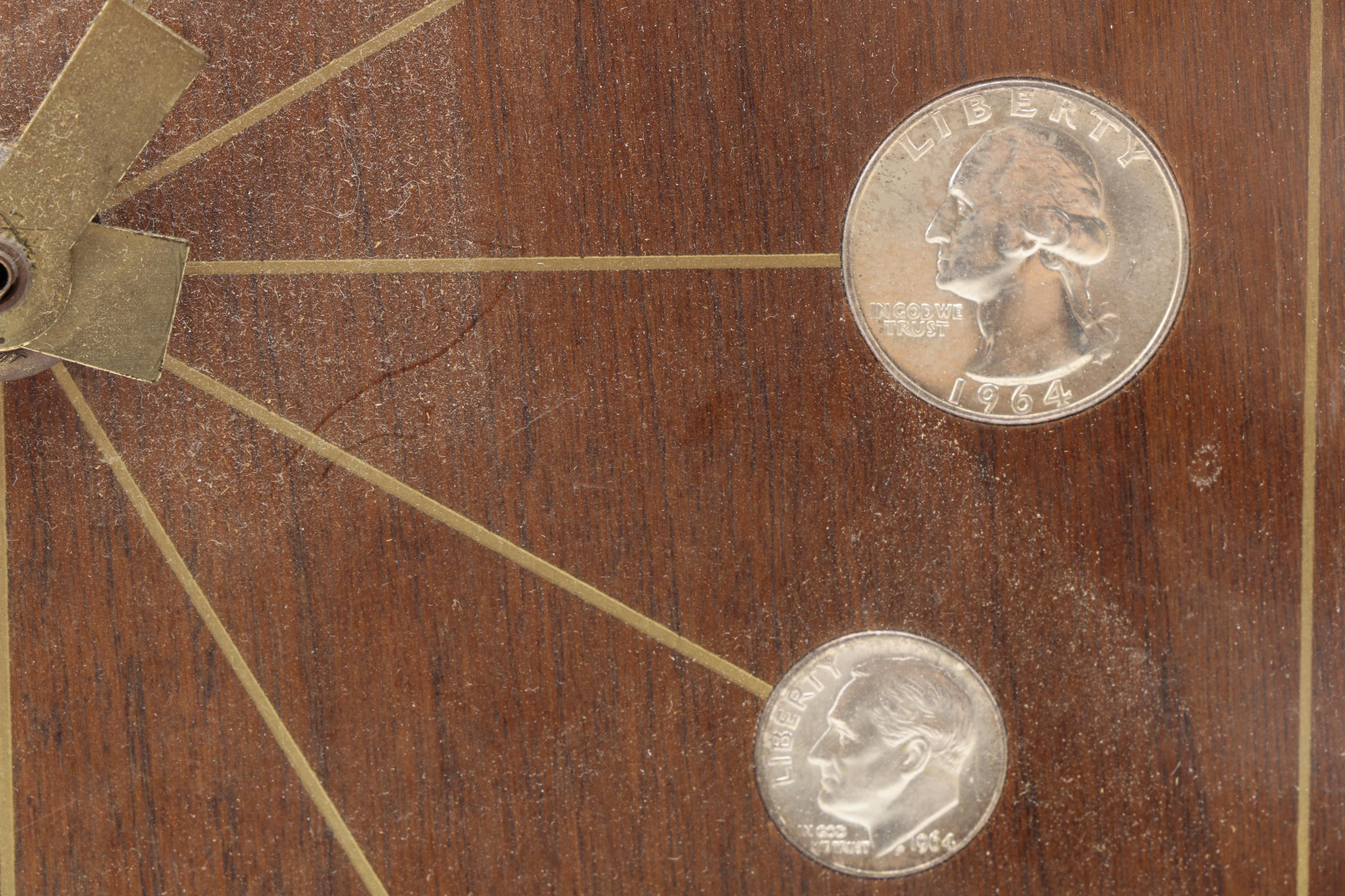 United States Last Silver Coinage Clock