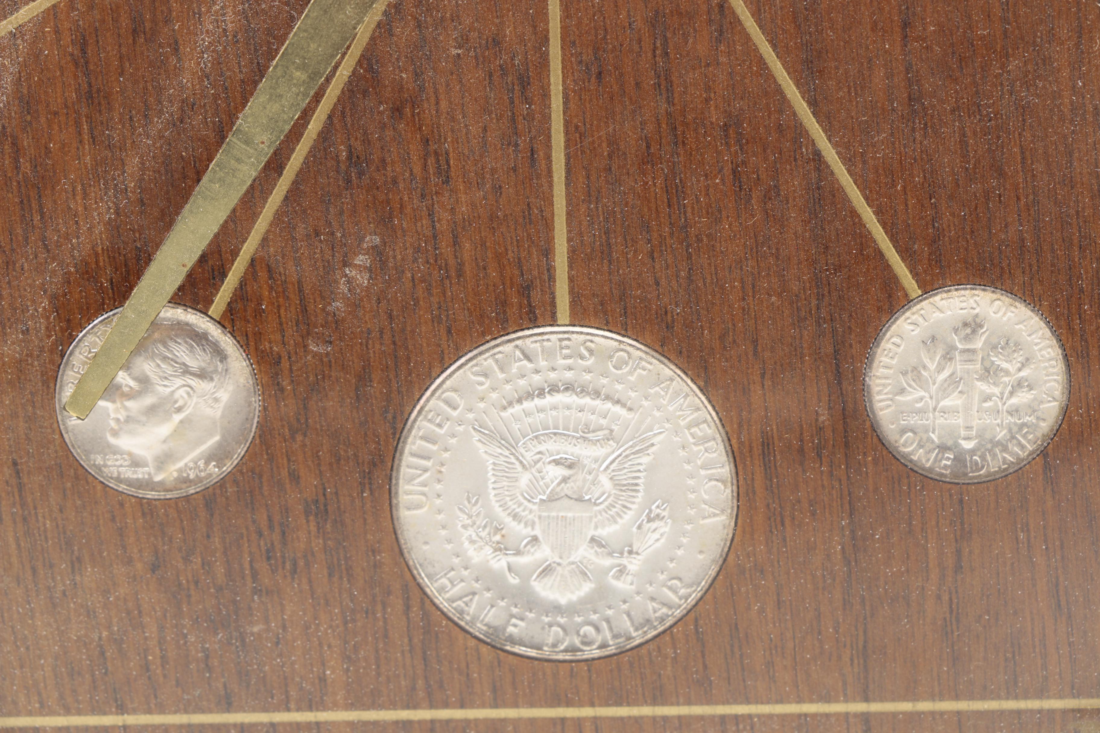United States Last Silver Coinage Clock