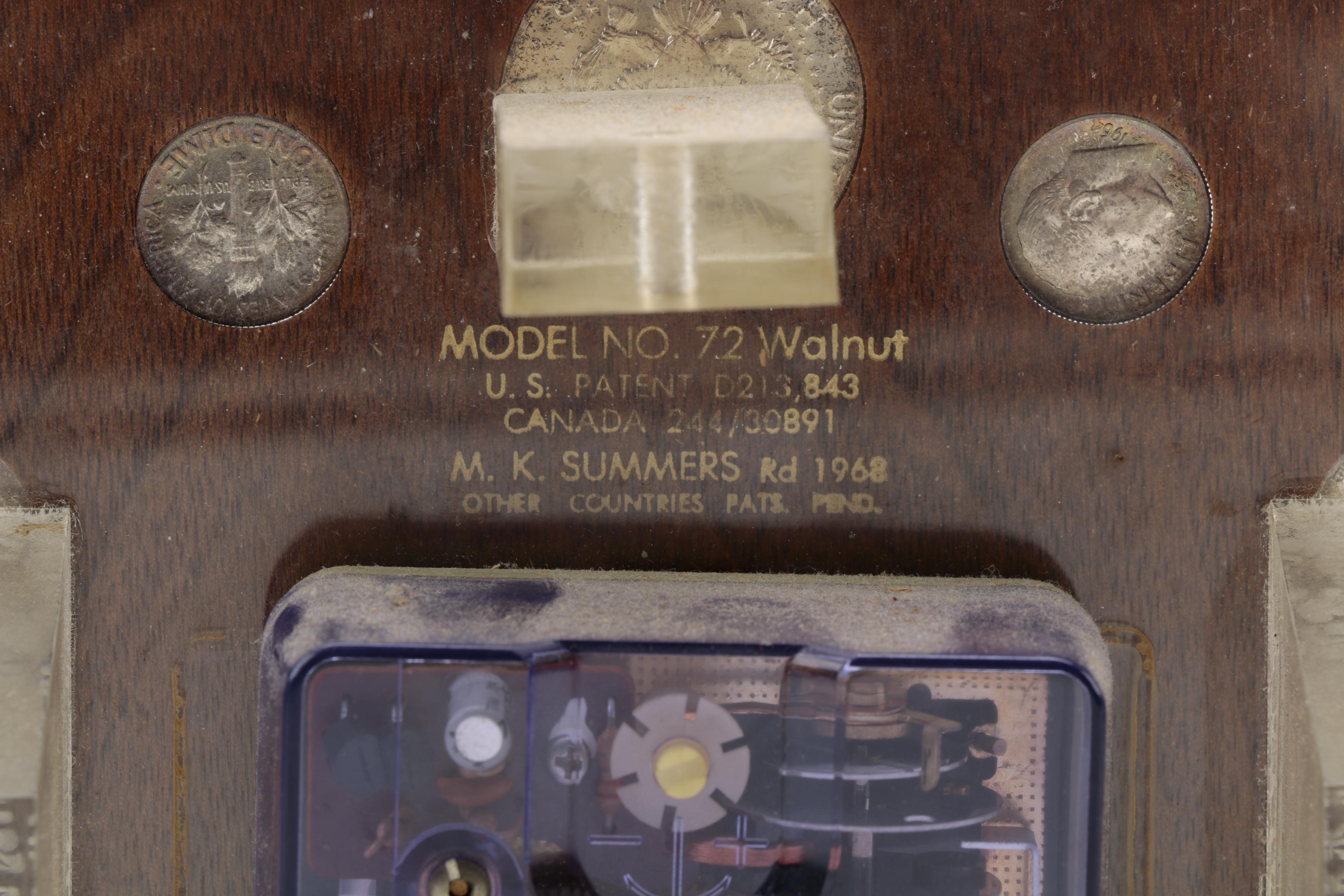 United States Last Silver Coinage Clock