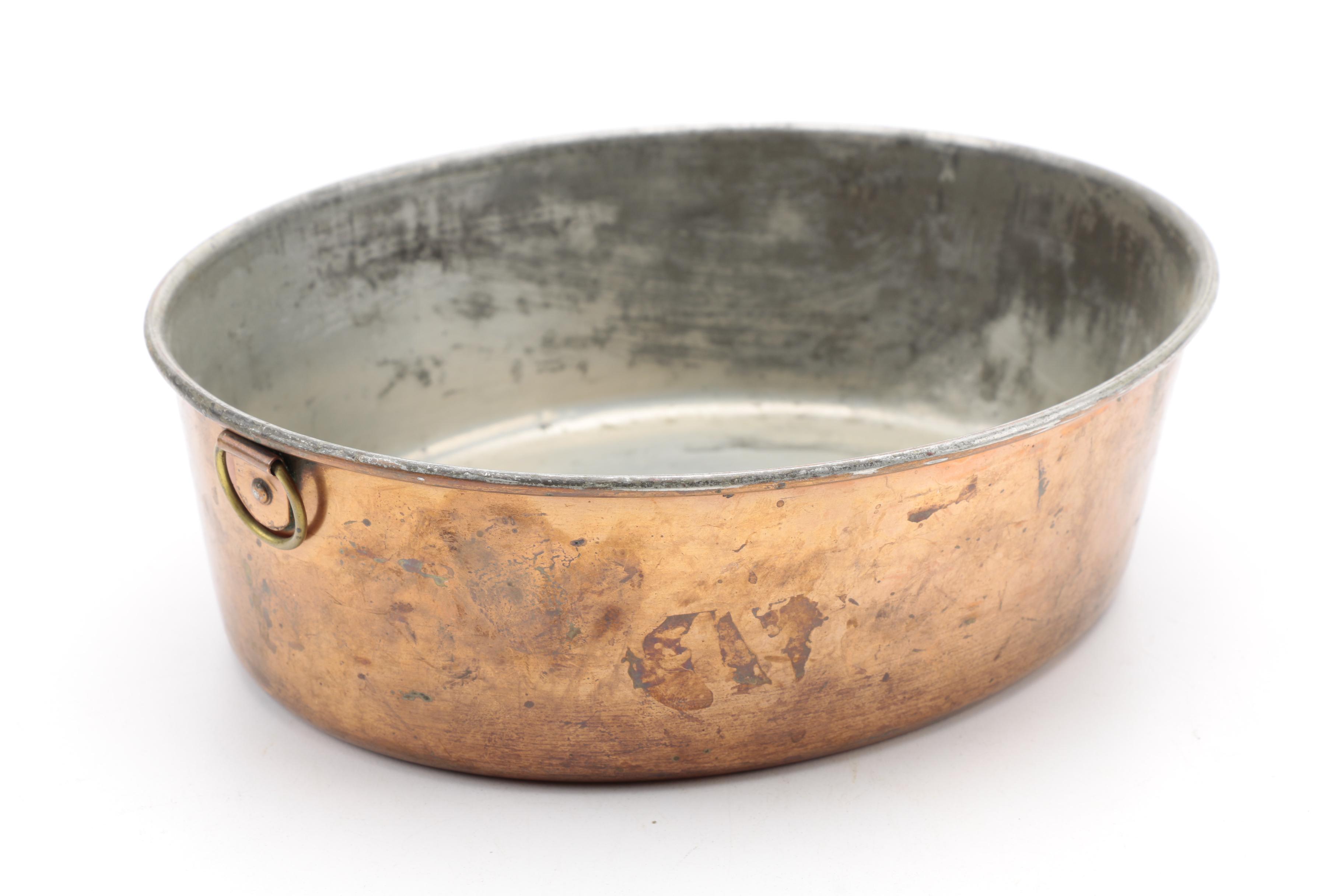 Selection of Vintage Copper and Metal Decor including Ystad Metall