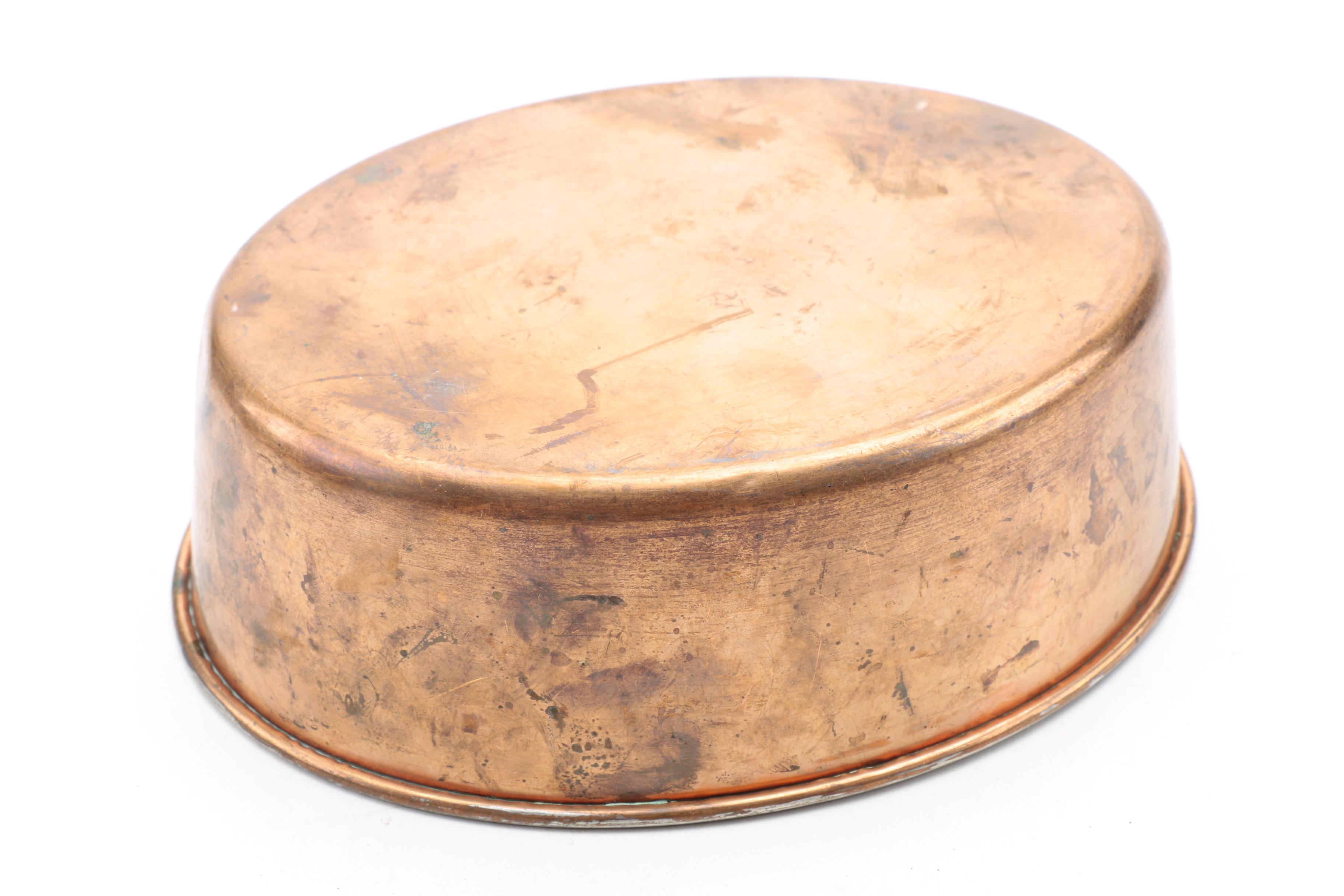 Selection of Vintage Copper and Metal Decor including Ystad Metall