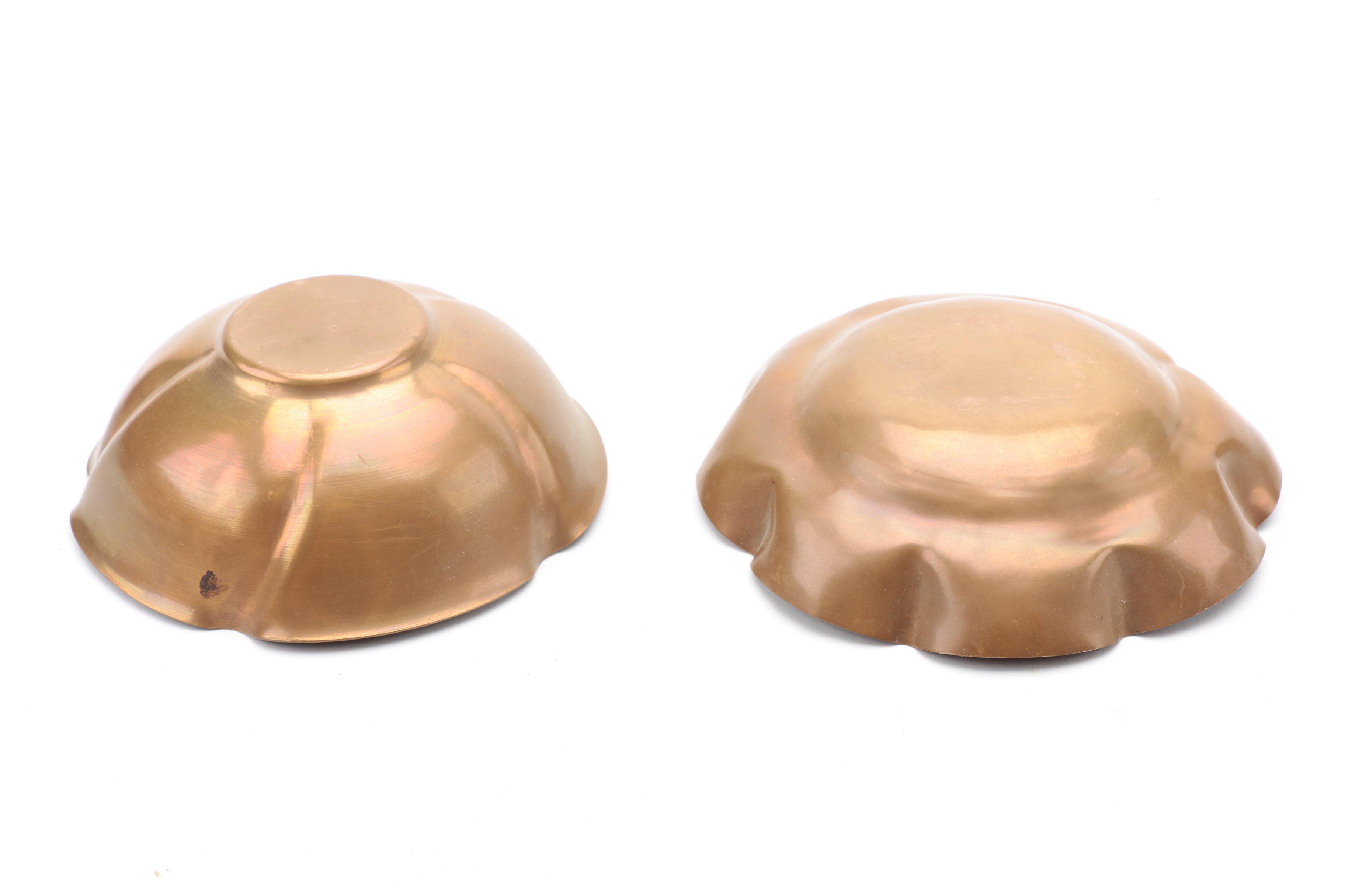 Selection of Vintage Copper and Metal Decor including Ystad Metall