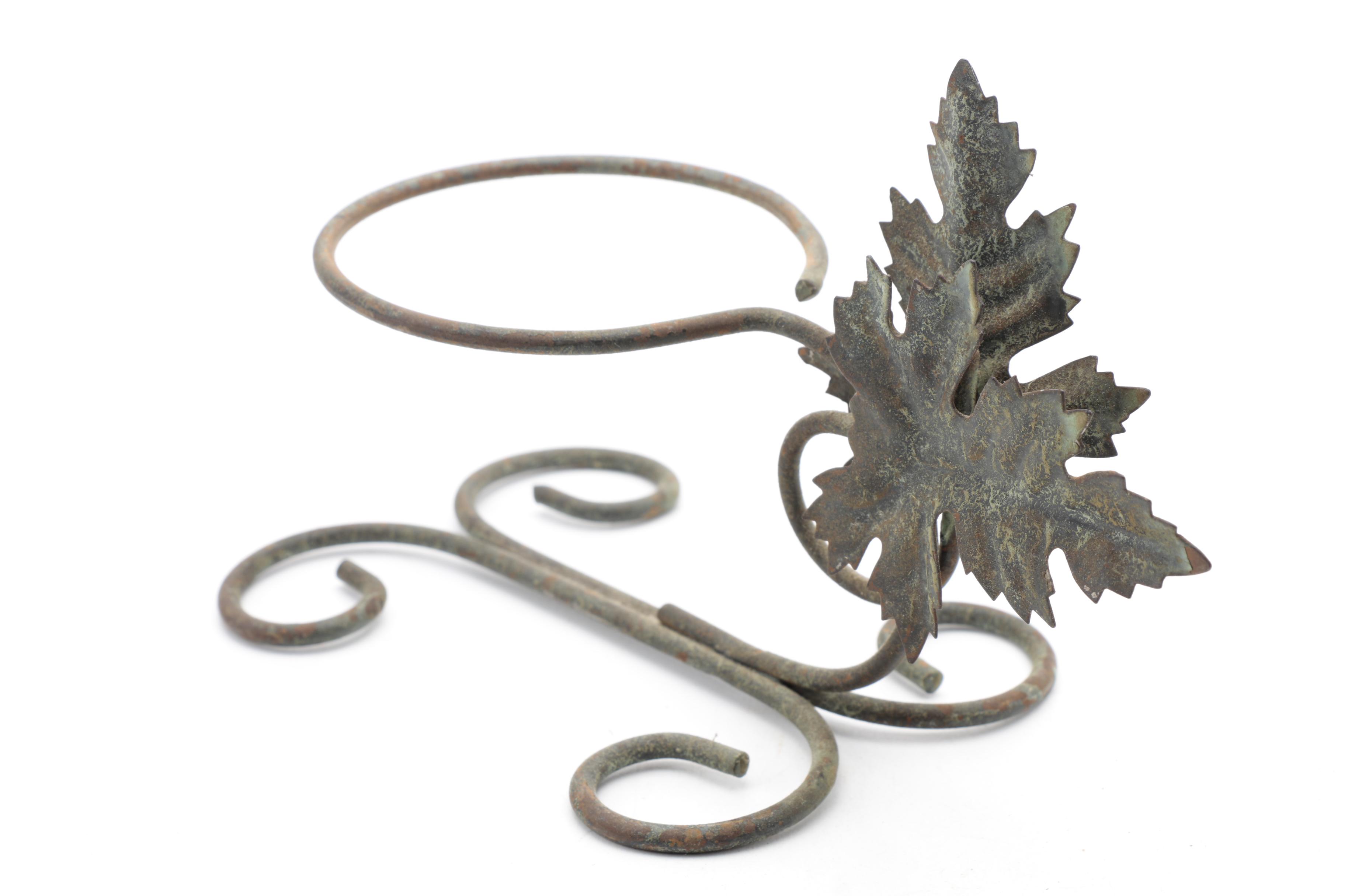 Selection of Vintage Copper and Metal Decor including Ystad Metall