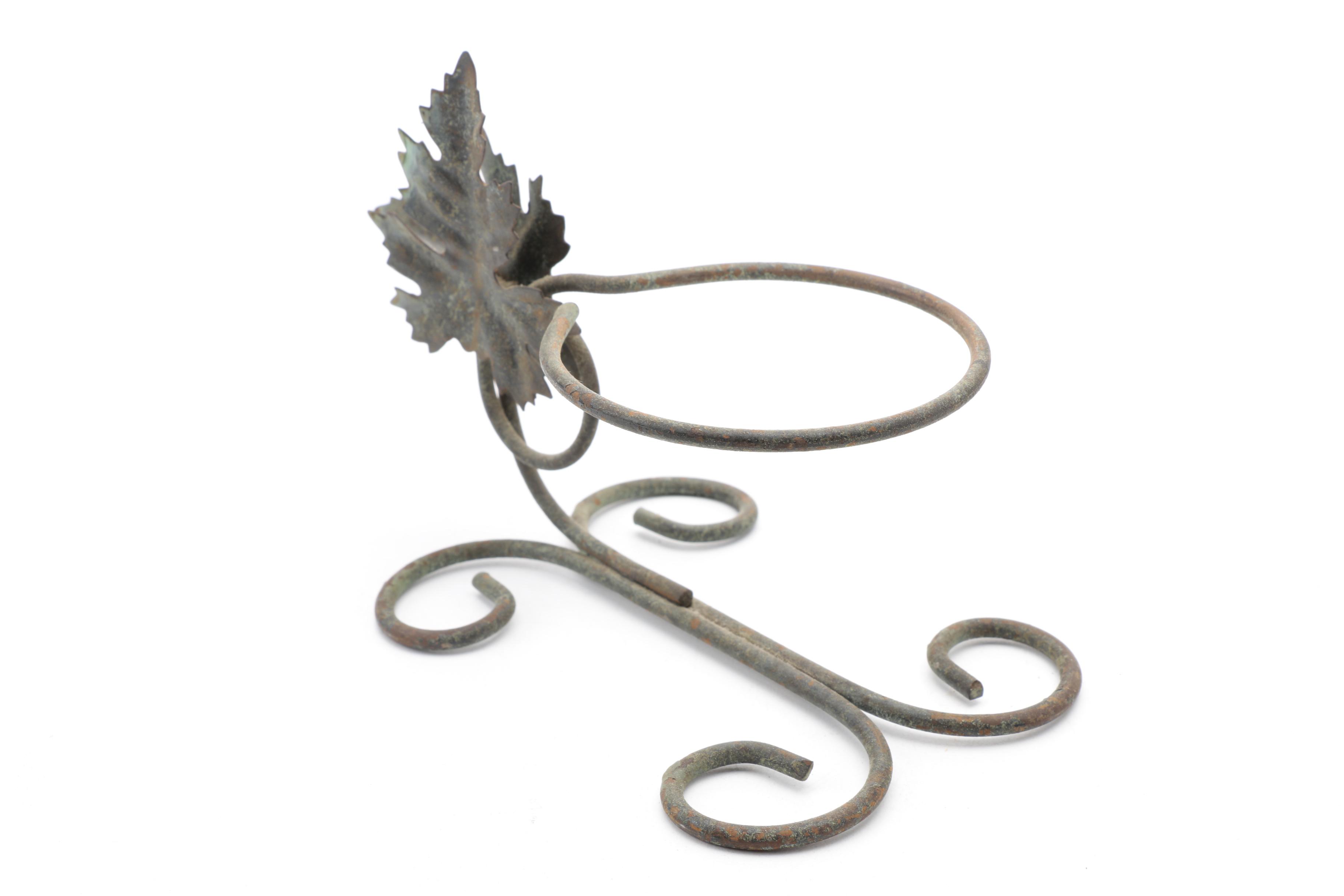 Selection of Vintage Copper and Metal Decor including Ystad Metall