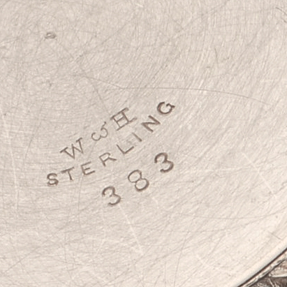 Antique Sterling Silver Butter Pats By Wood & Hughes