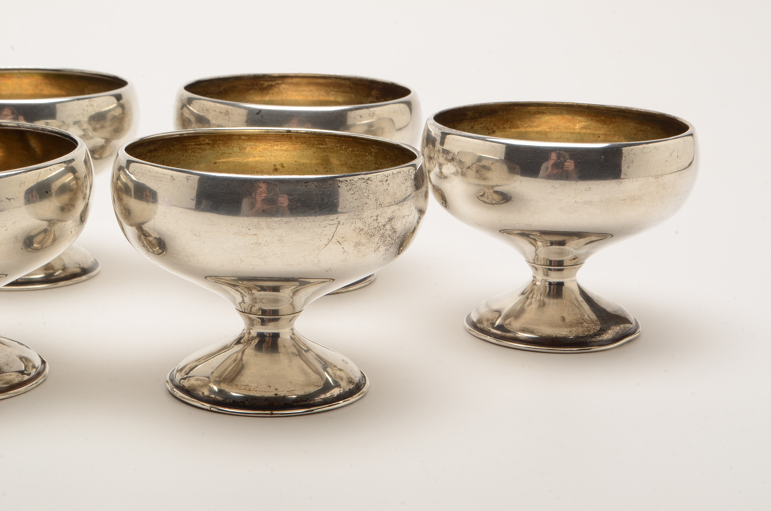 Sterling Silver Footed Sherbets By Schmitz, Moore & Company