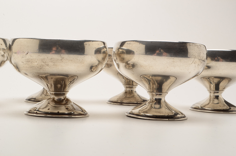 Sterling Silver Footed Sherbets By Schmitz, Moore & Company
