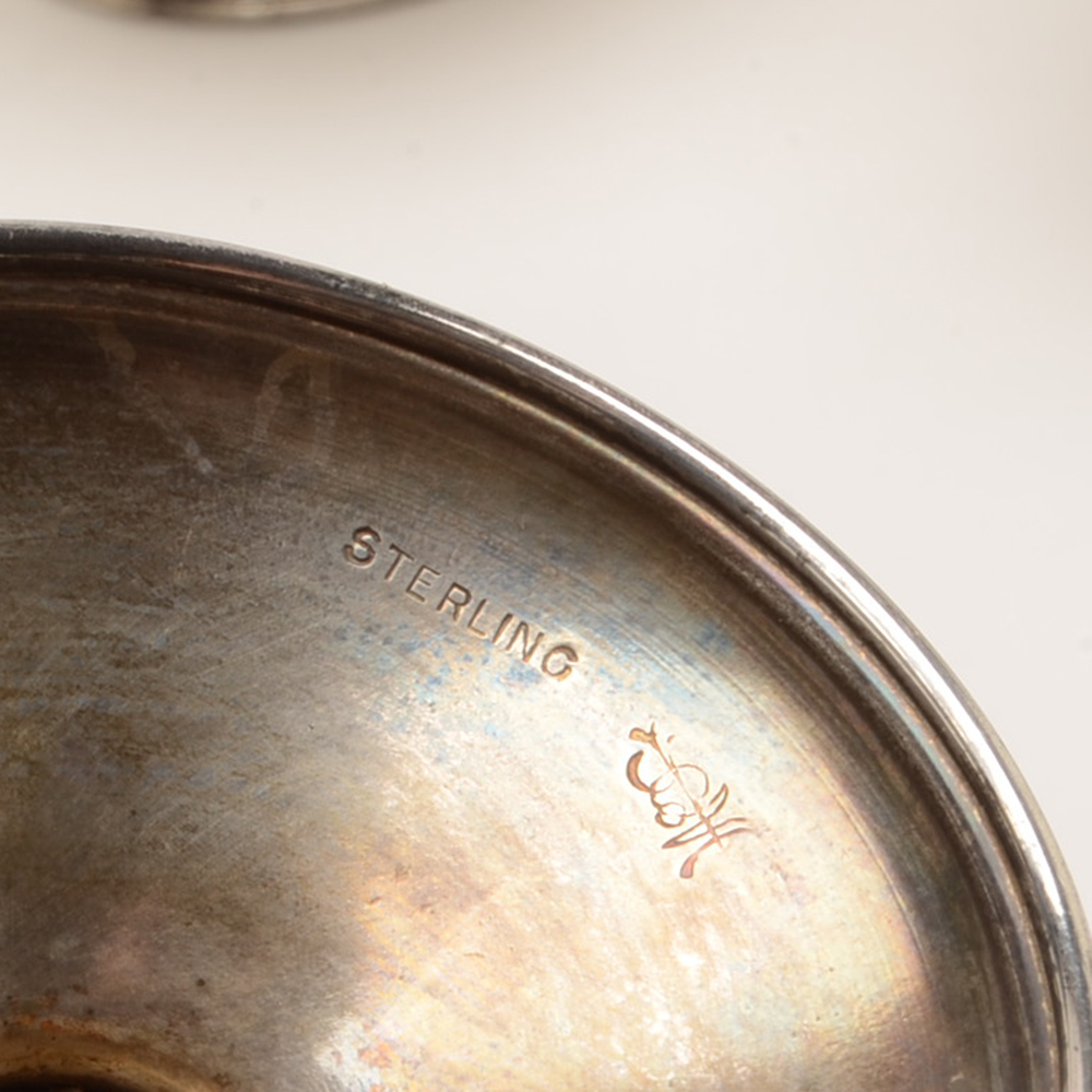 Sterling Silver Footed Sherbets By Schmitz, Moore & Company