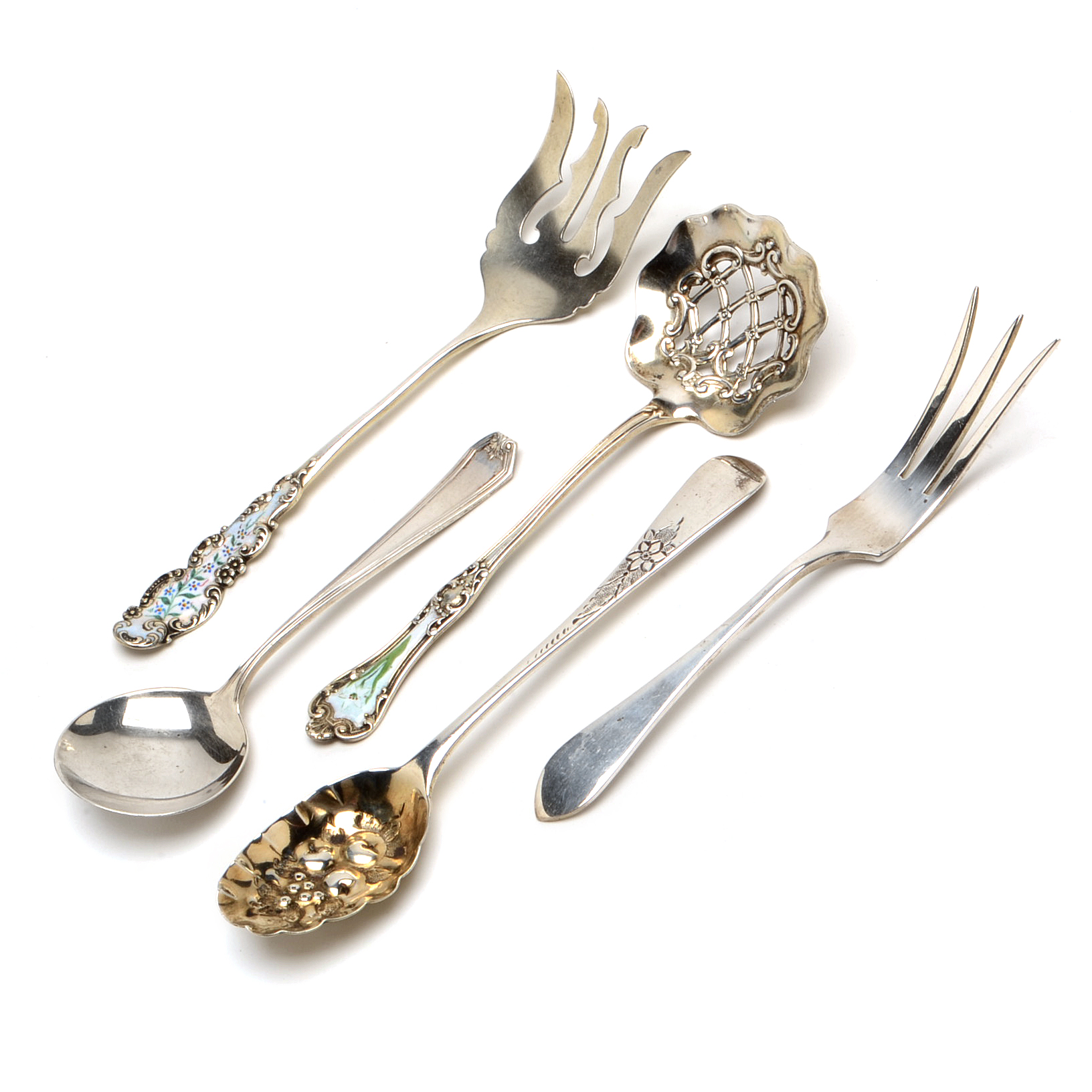 Assorted Vintage and Antique Sterling Silver Flatware Pieces