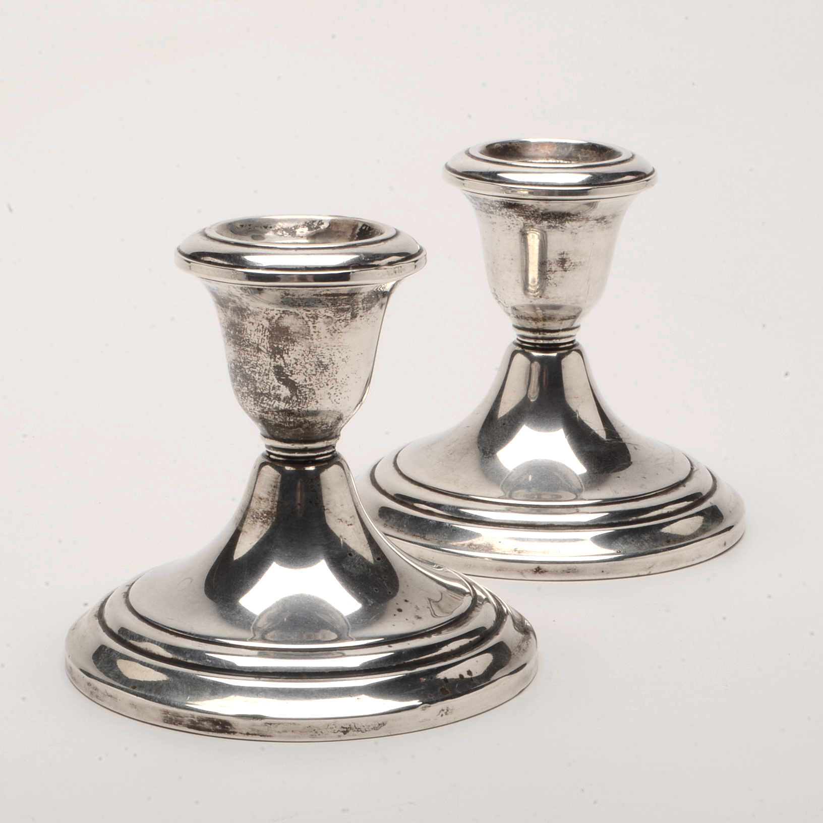 Gorham Weighted Sterling Silver Candleholders