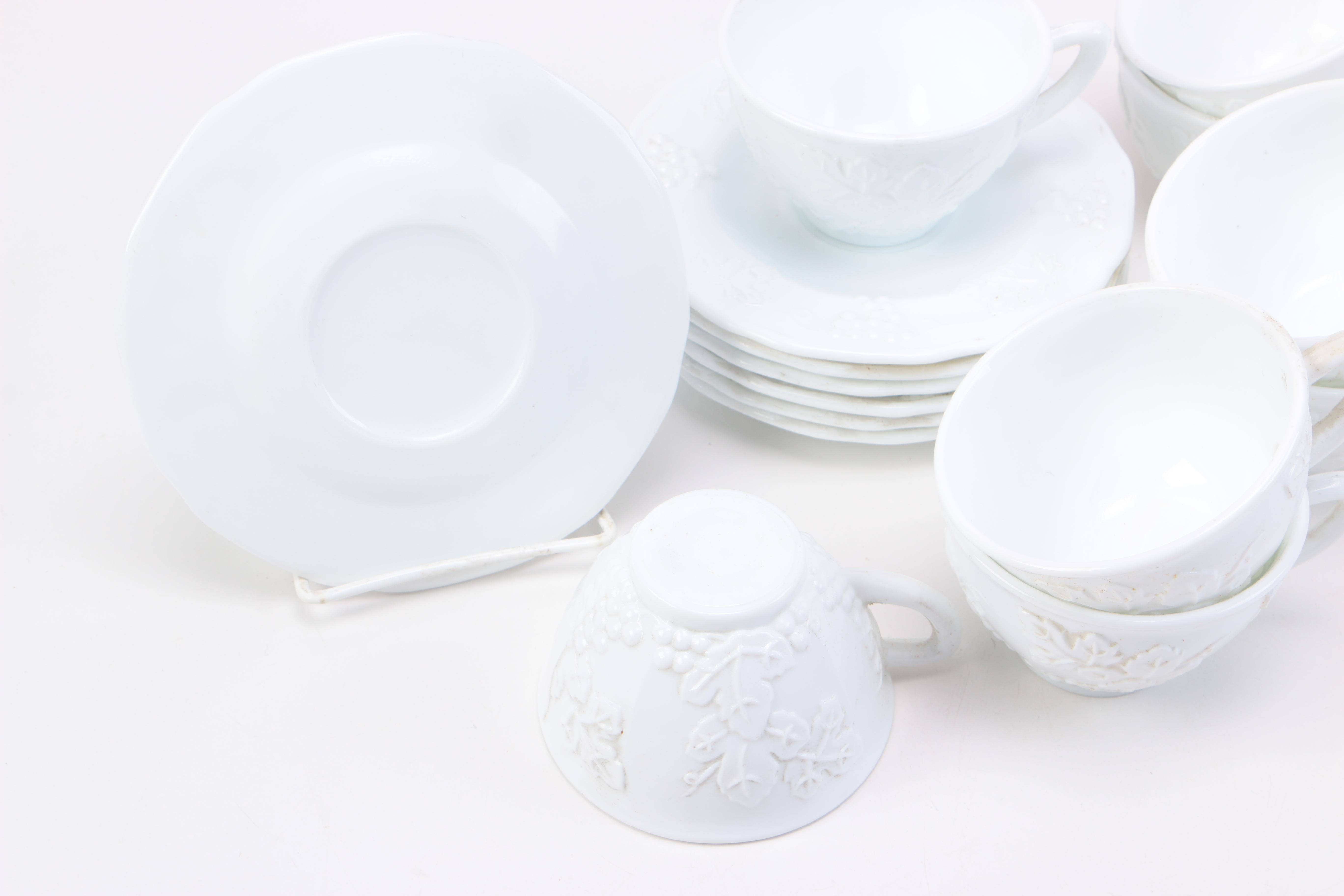 Colony Harvest Milk Glass Tableware
