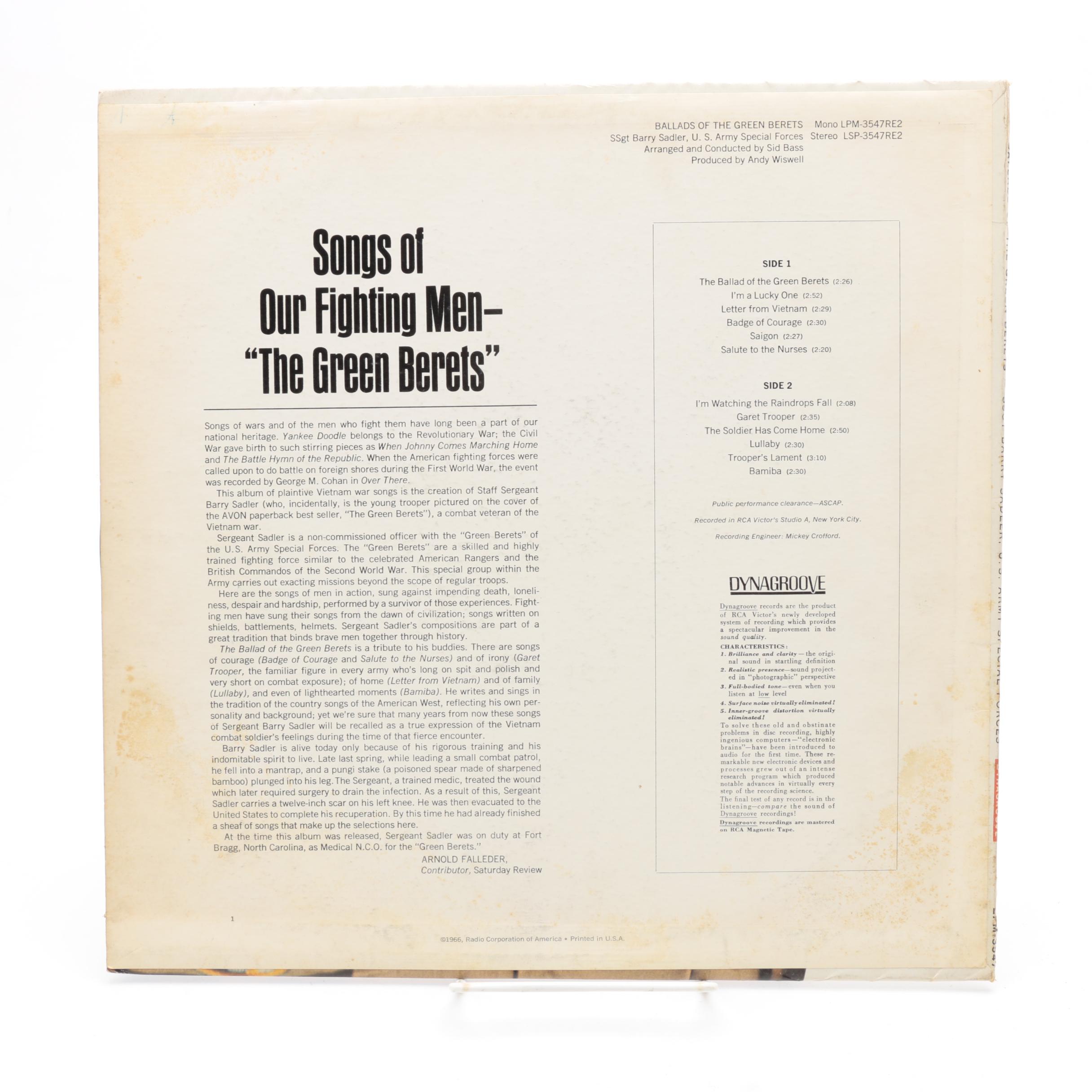 Marching Band, "Green Beret" and Other Vintage LPs