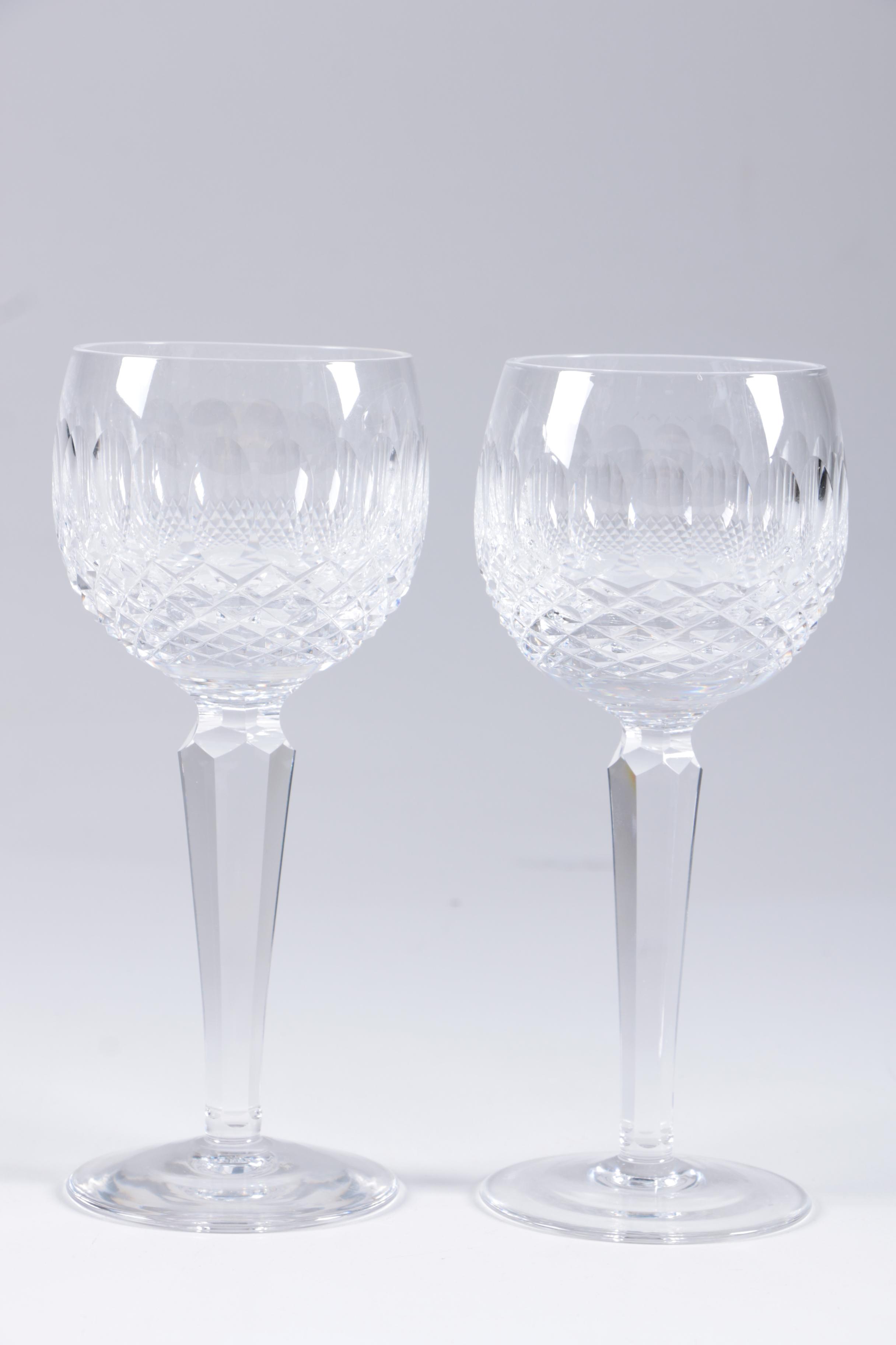 Collection of Waterford Crystal "Colleen" and "Lismore" Stemware