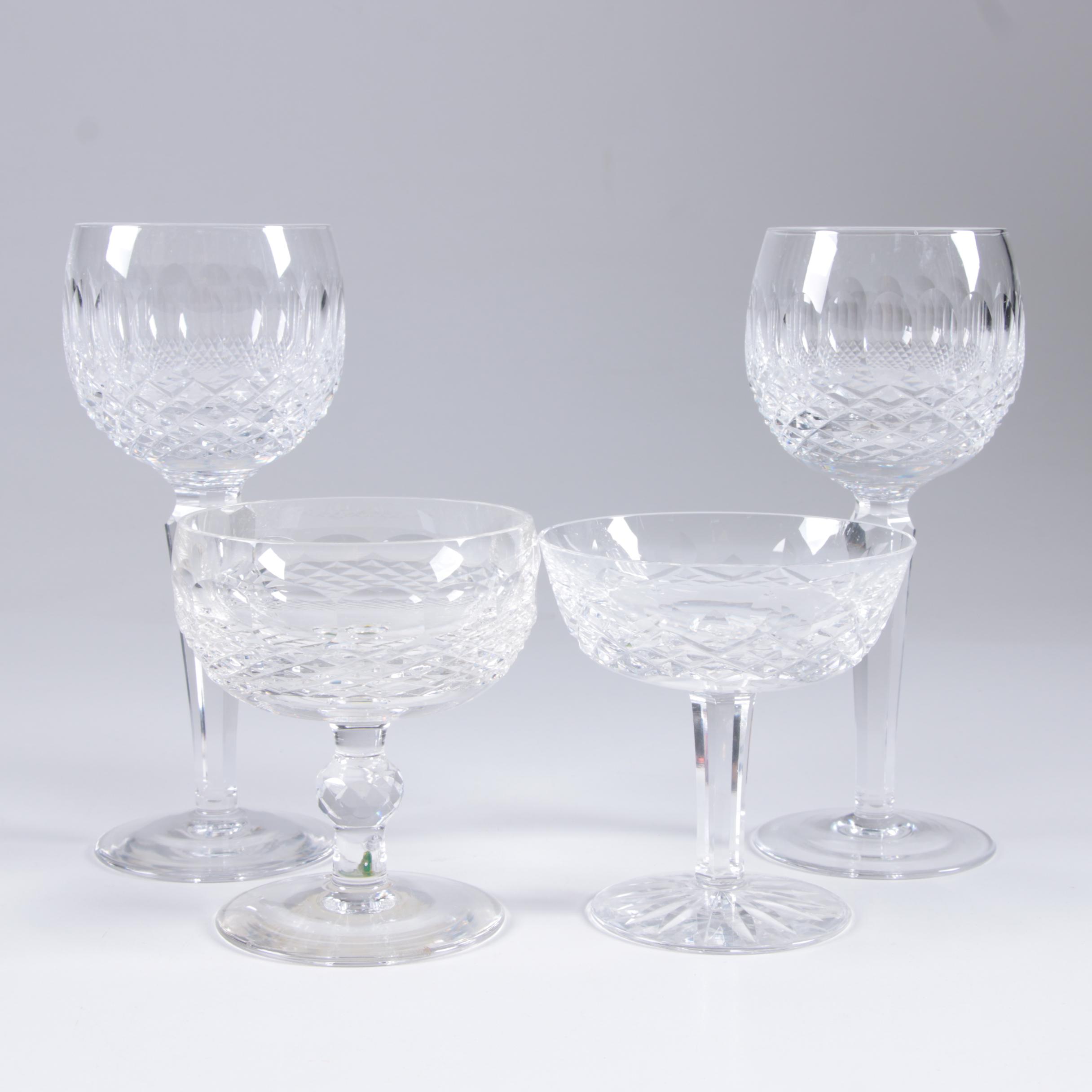 Collection of Waterford Crystal "Colleen" and "Lismore" Stemware