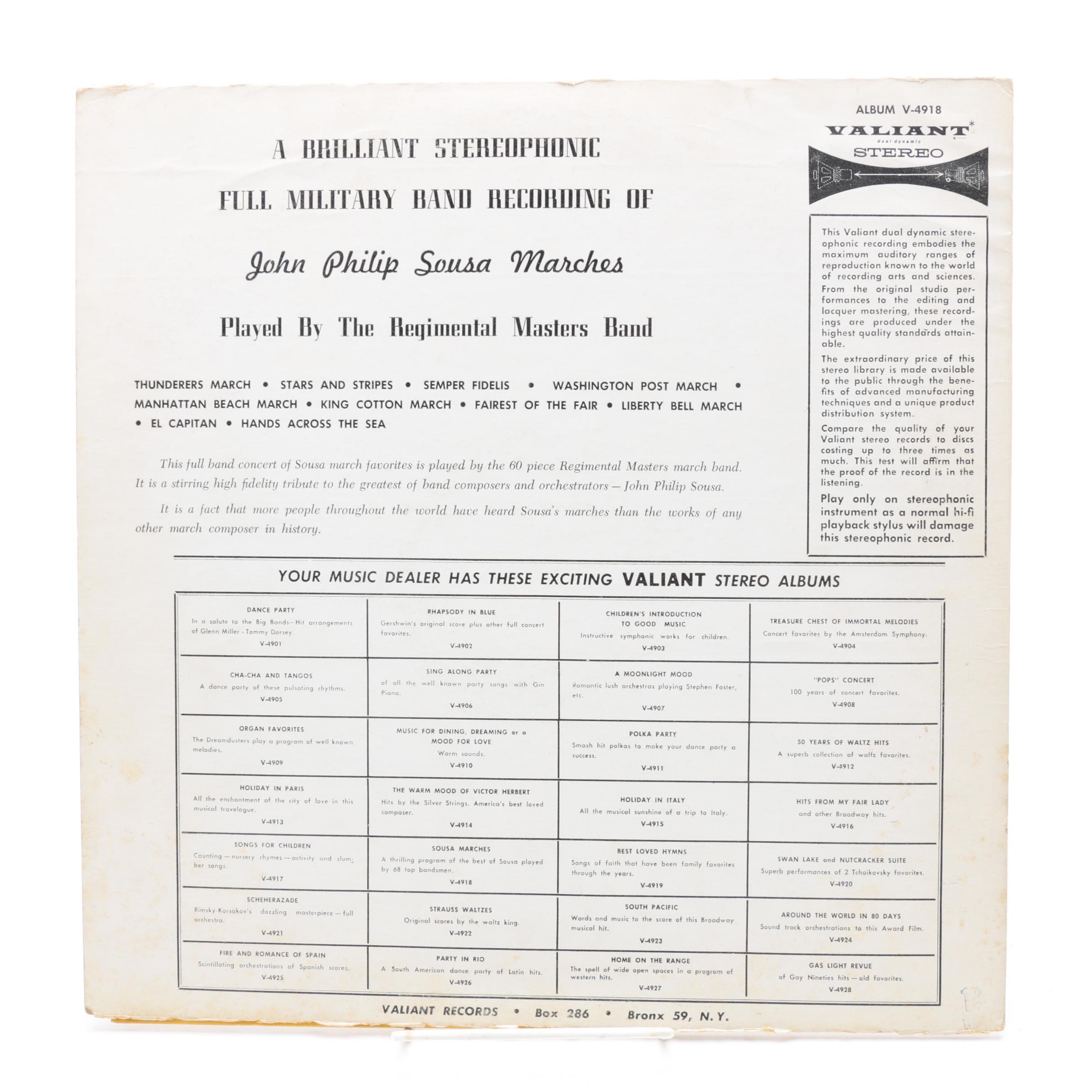 Marching Band, "Green Beret" and Other Vintage LPs