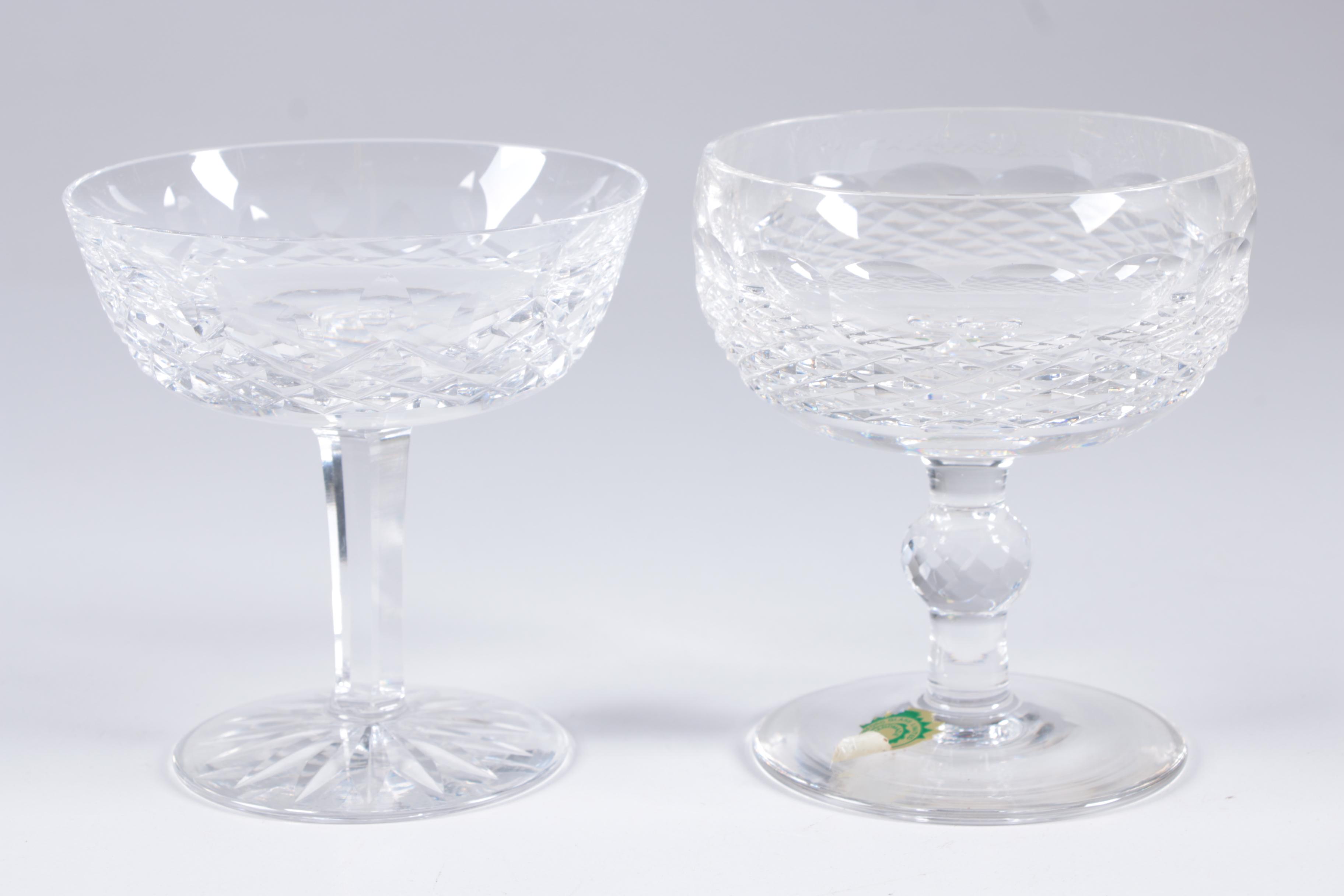 Collection of Waterford Crystal "Colleen" and "Lismore" Stemware