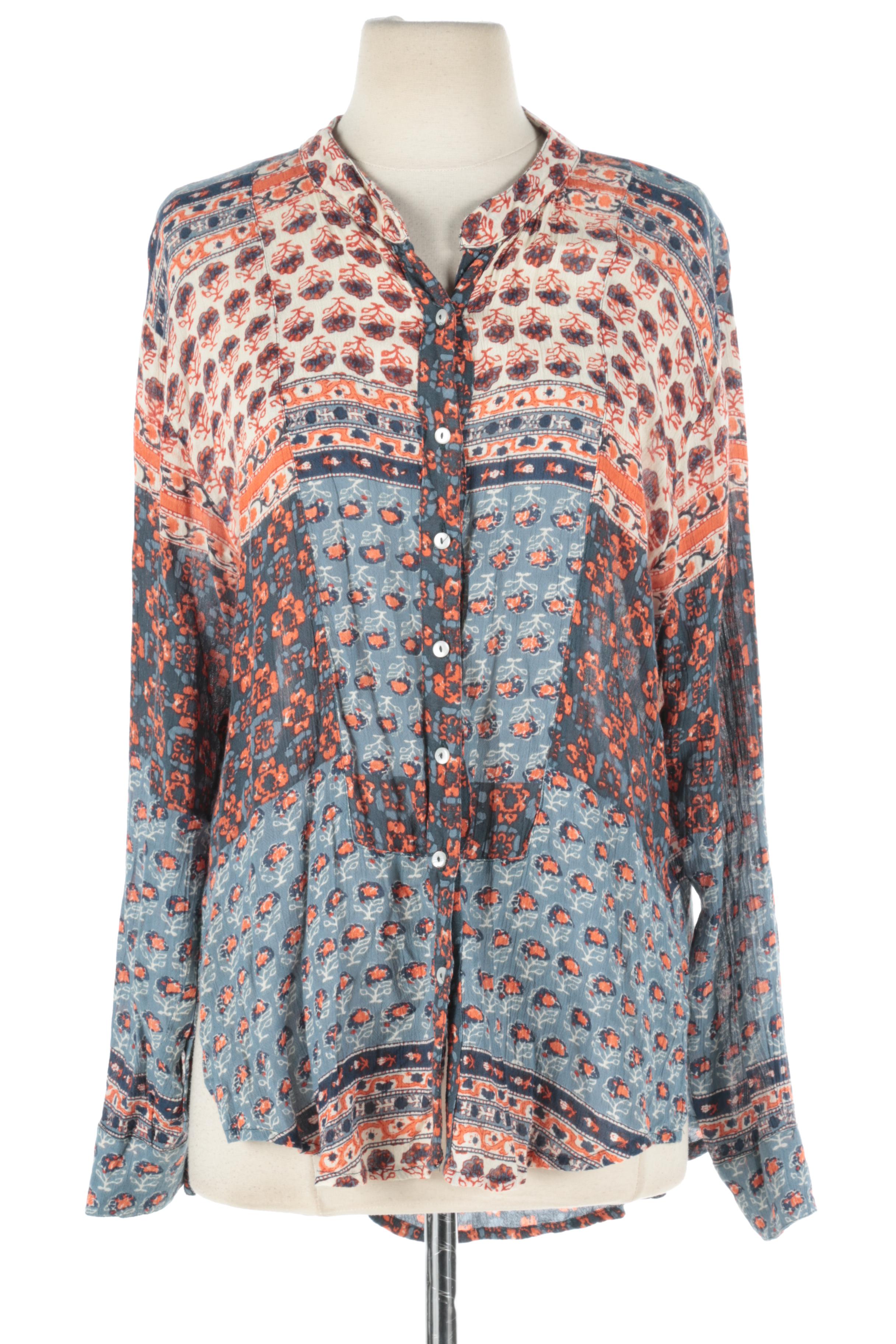 Free People Women's Bohemian Shirt and Jacket