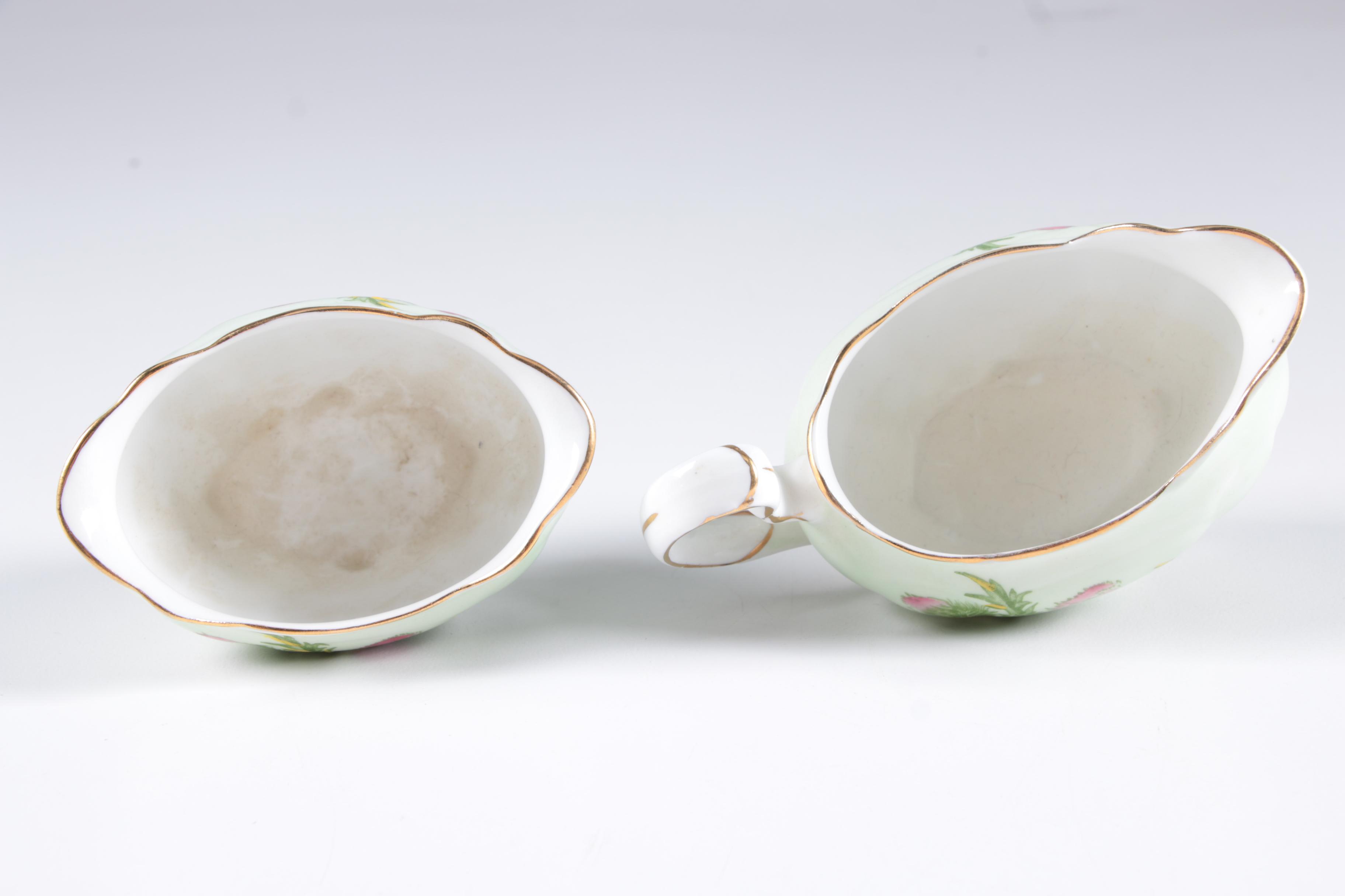 Assorted Teacups with Saucers featuring Royal Albert