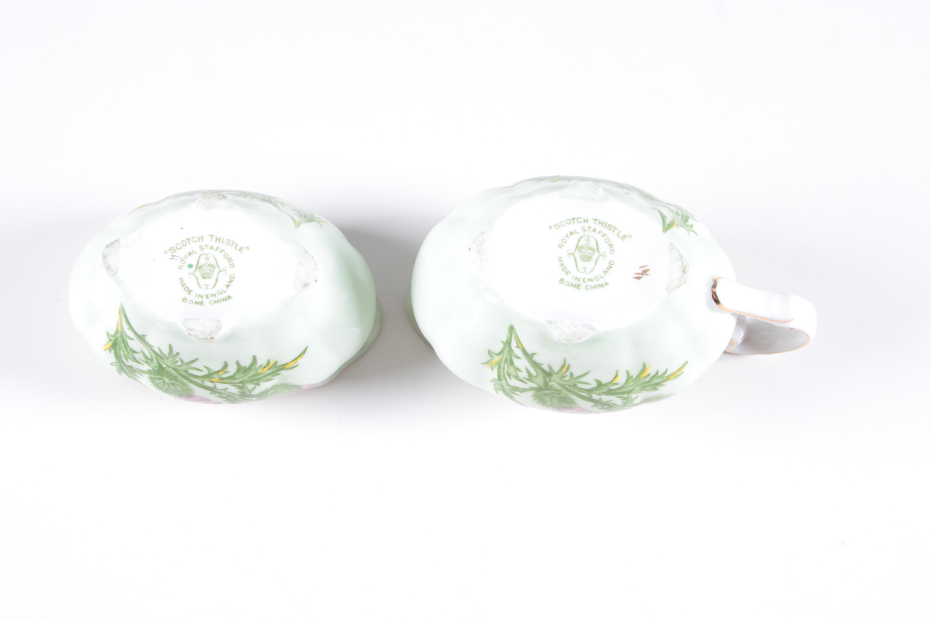 Assorted Teacups with Saucers featuring Royal Albert