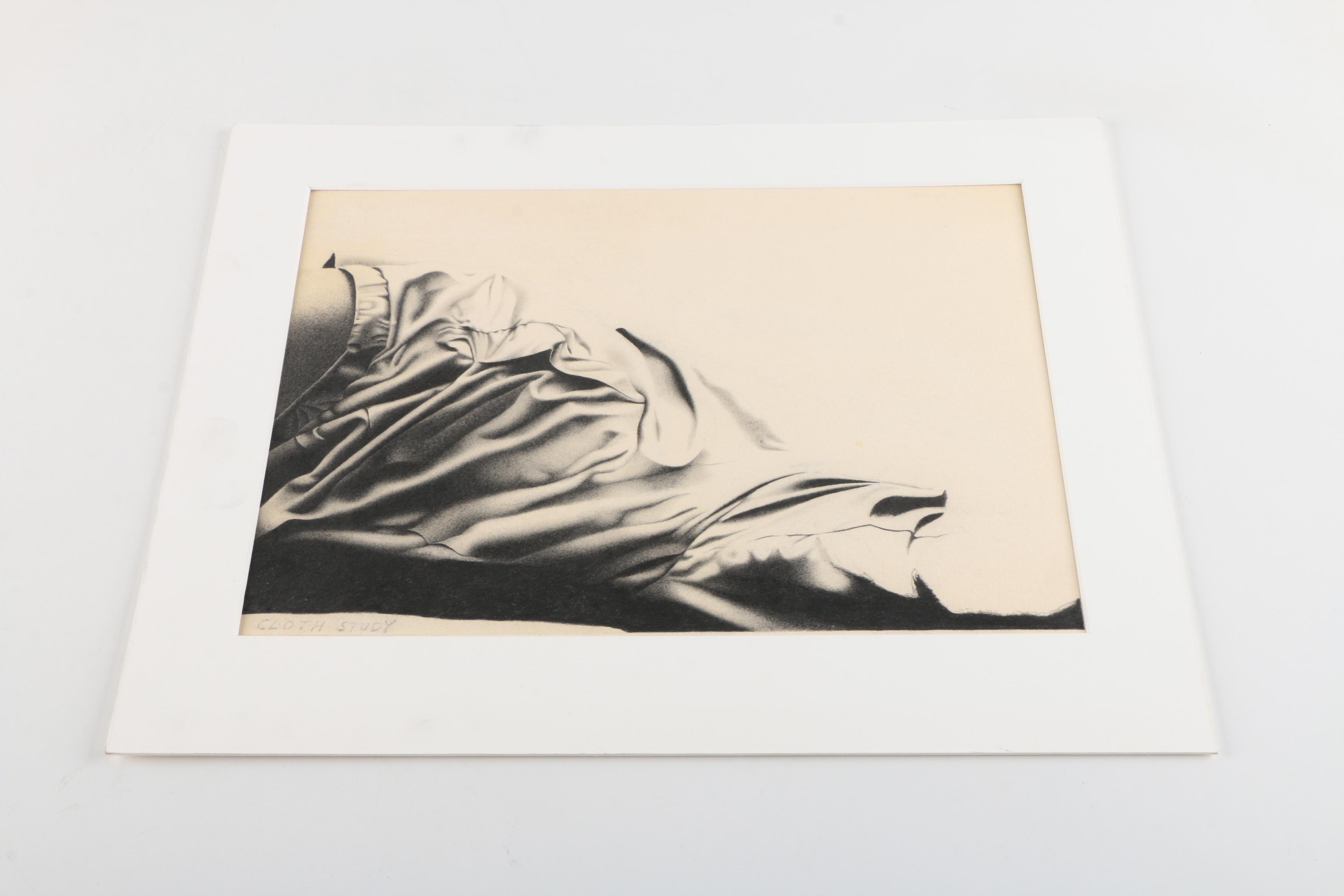 Kevin Mitchell Abstract Charcoal Drawings