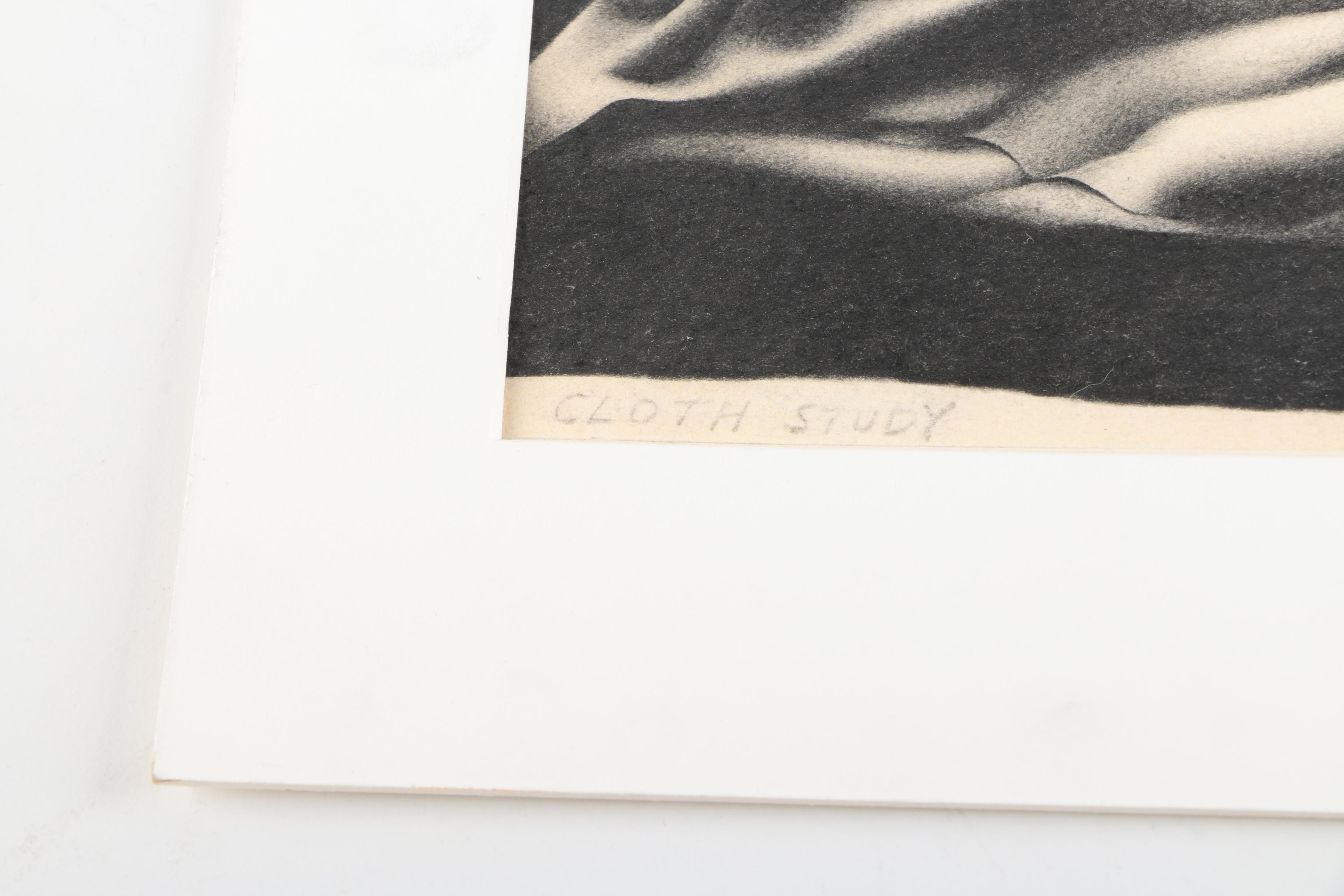 Kevin Mitchell Abstract Charcoal Drawings