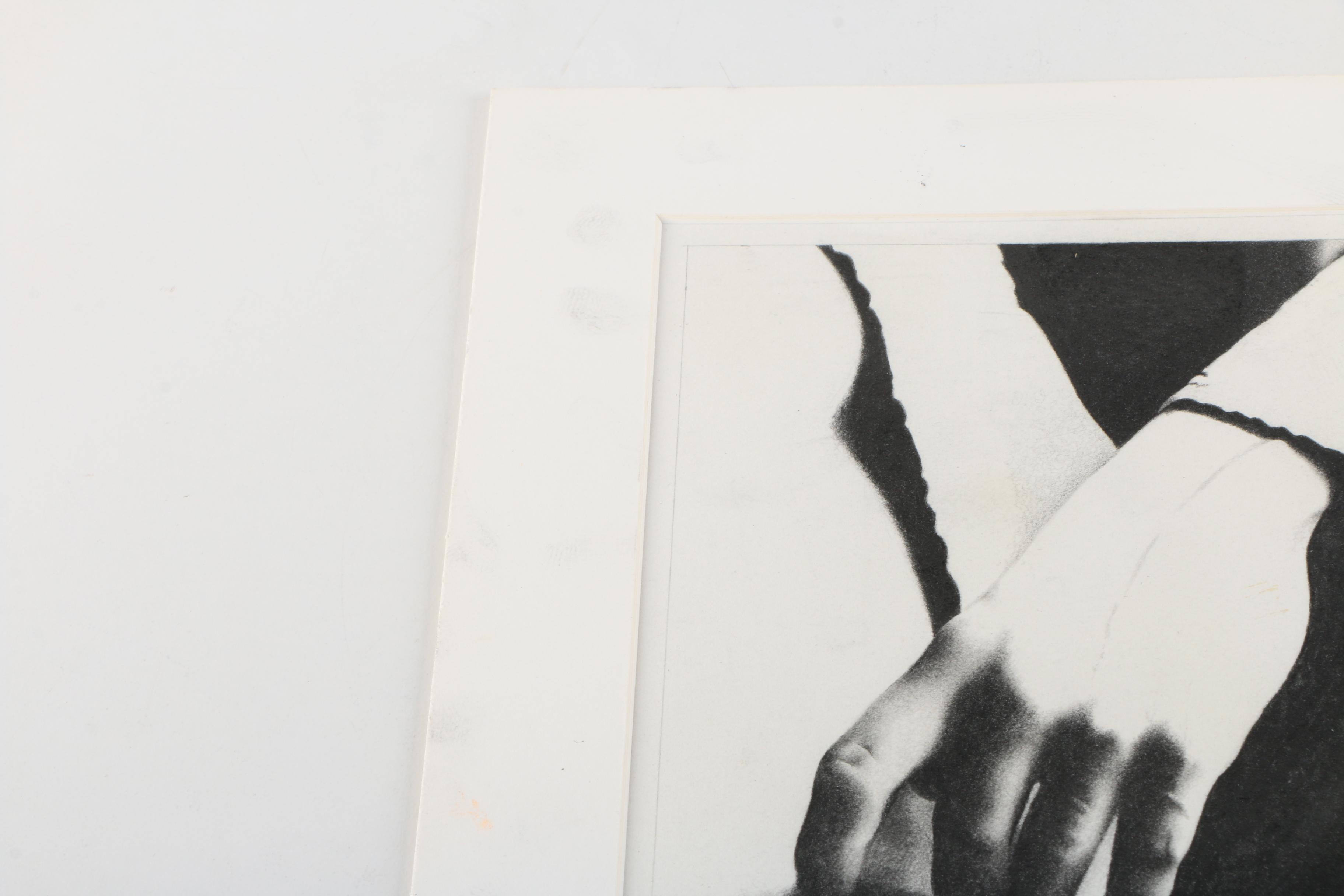 Kevin Mitchell Abstract Charcoal Drawings