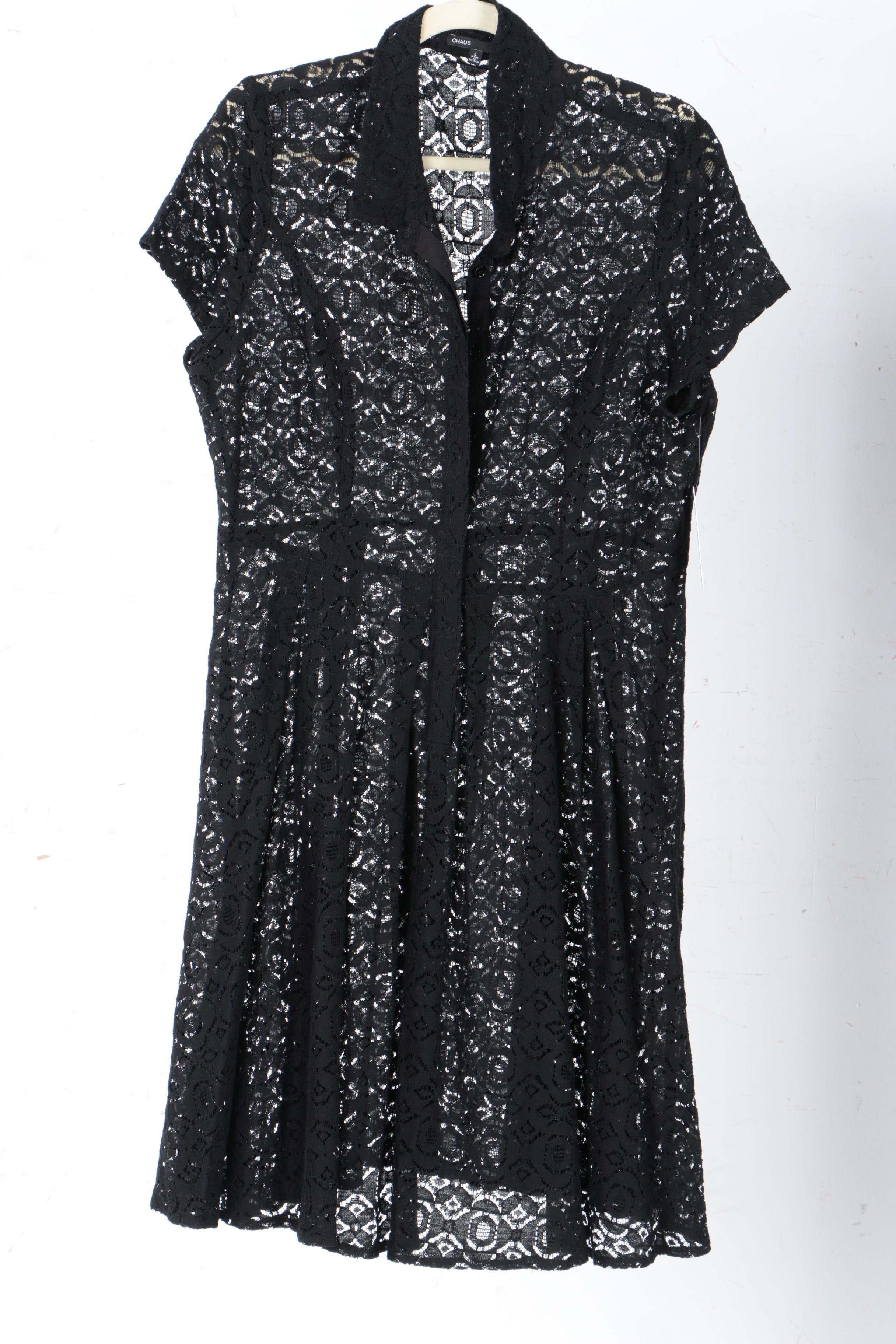 Black Jumpsuits and Dress Including Guess and Calvin Klein