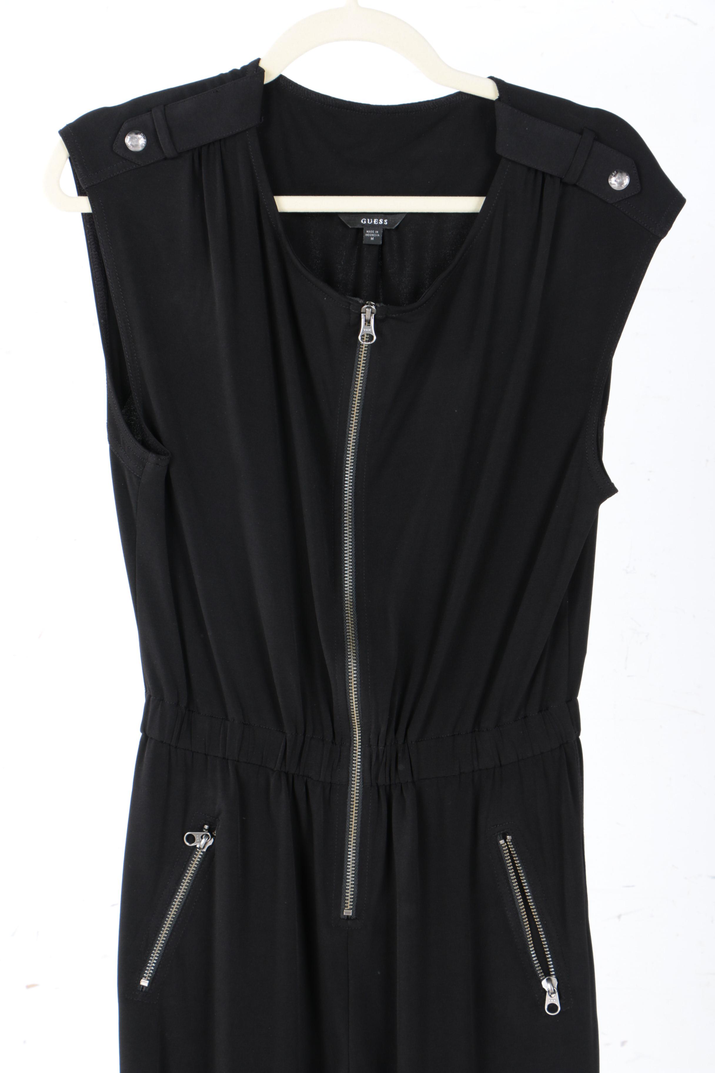 Black Jumpsuits and Dress Including Guess and Calvin Klein