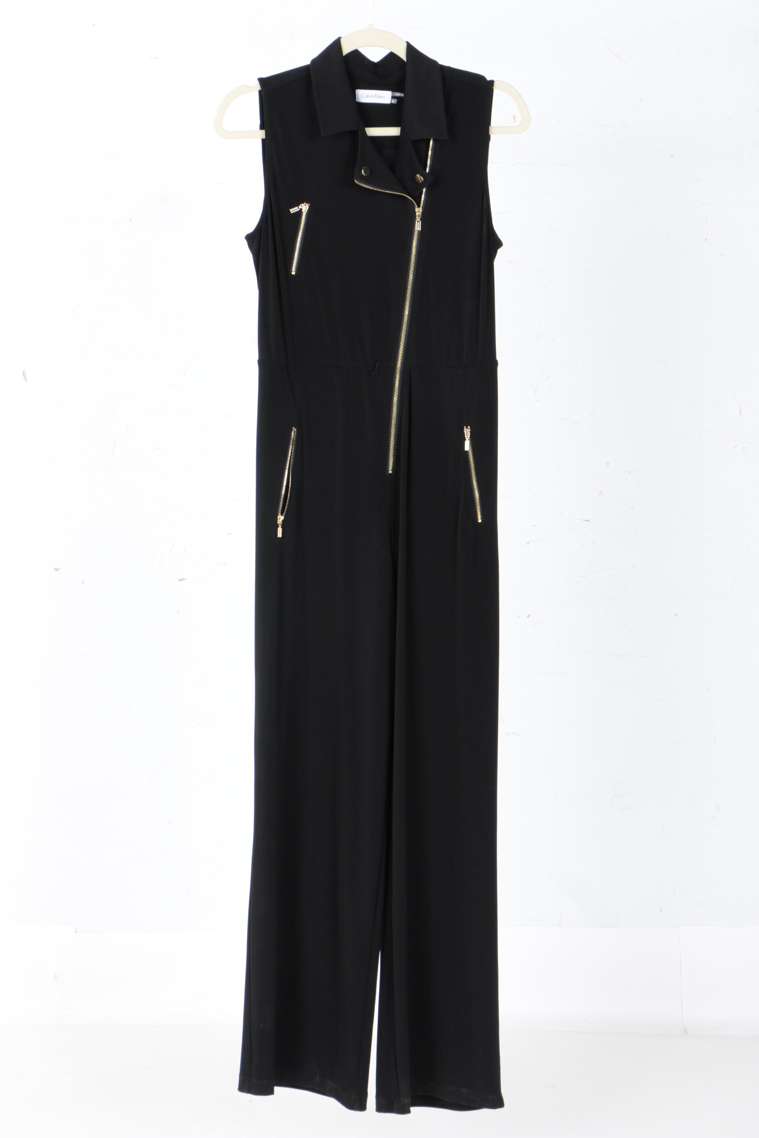 Black Jumpsuits and Dress Including Guess and Calvin Klein