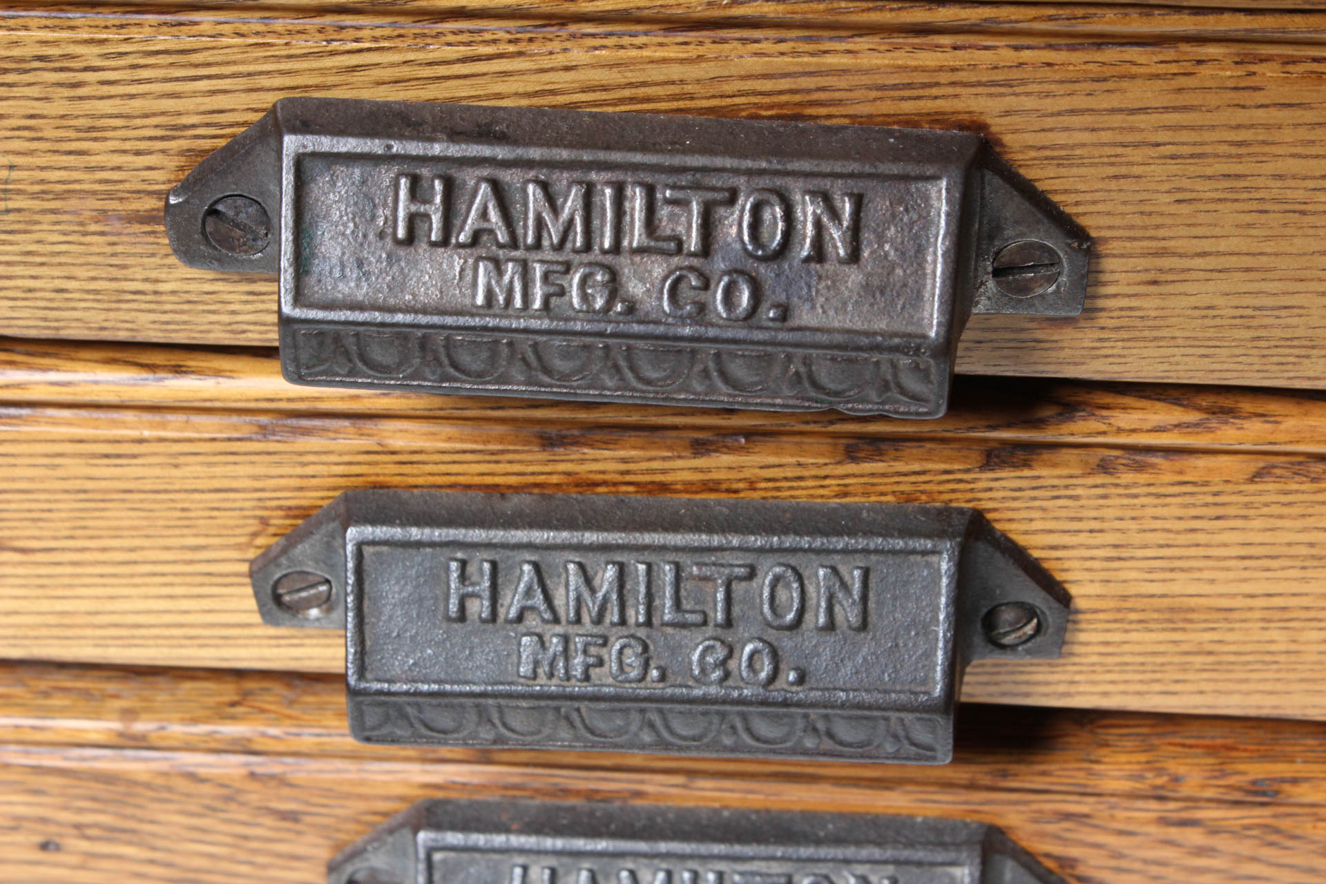 Antique Printer's Cabinet