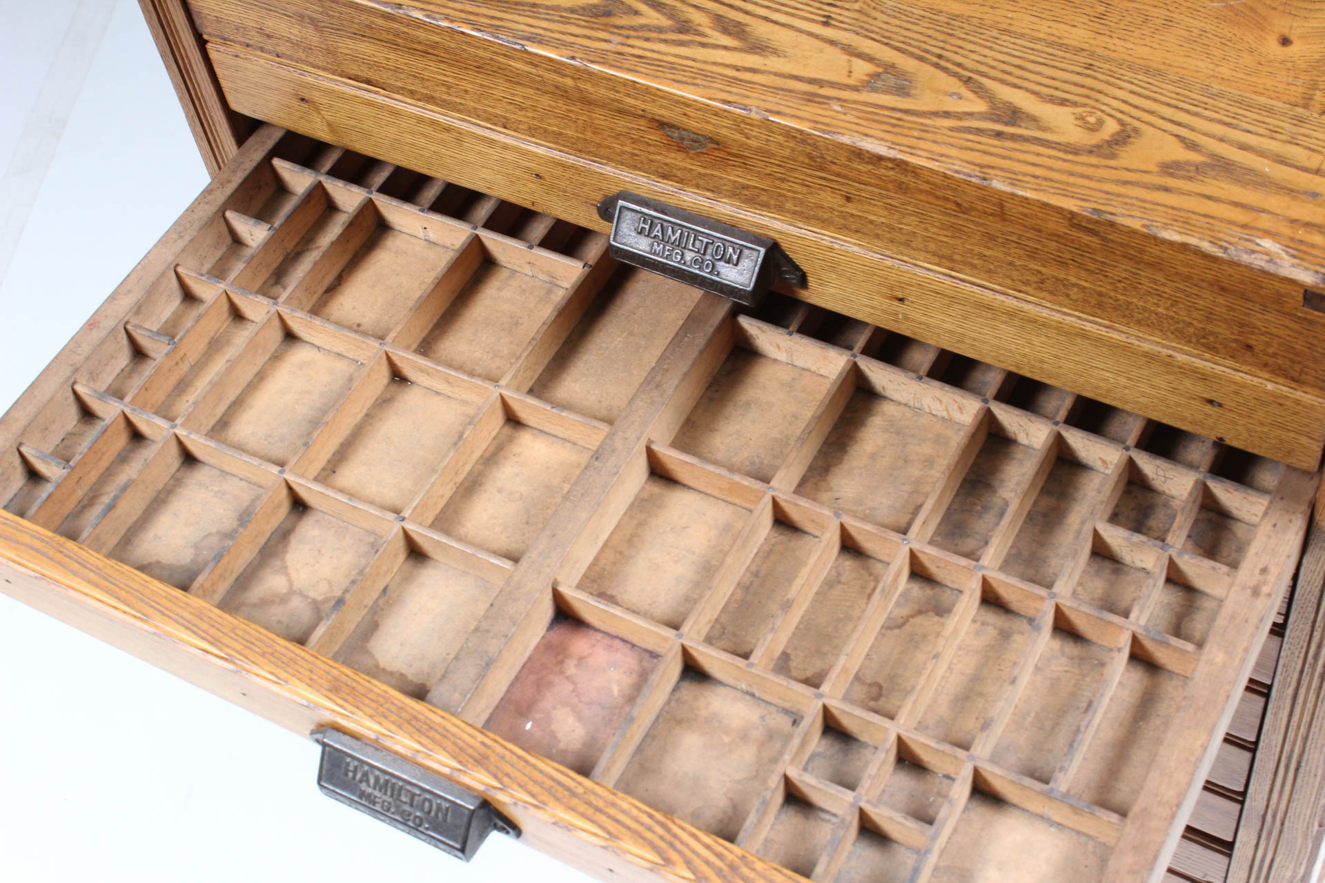 Antique Printer's Cabinet