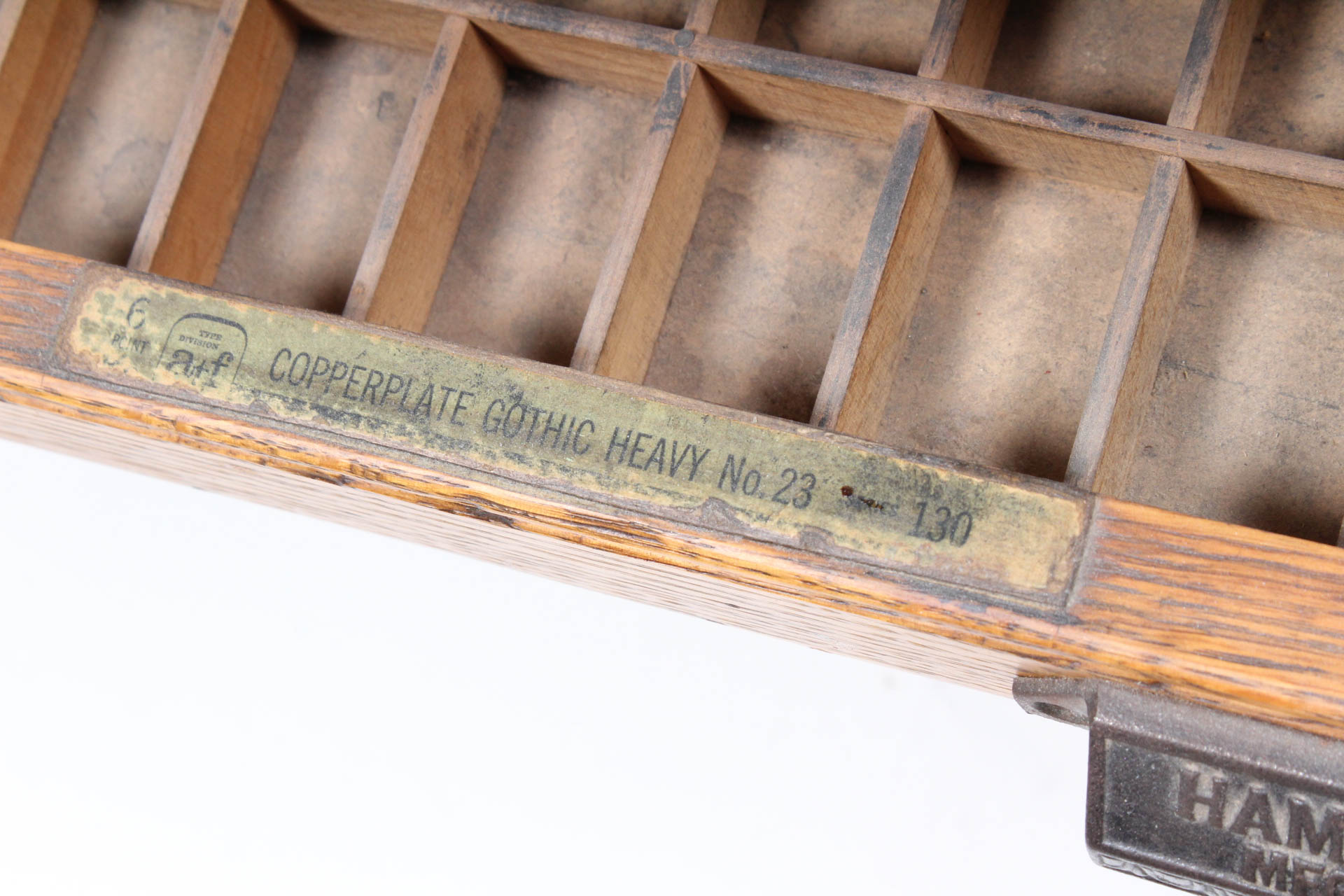 Antique Printer's Cabinet