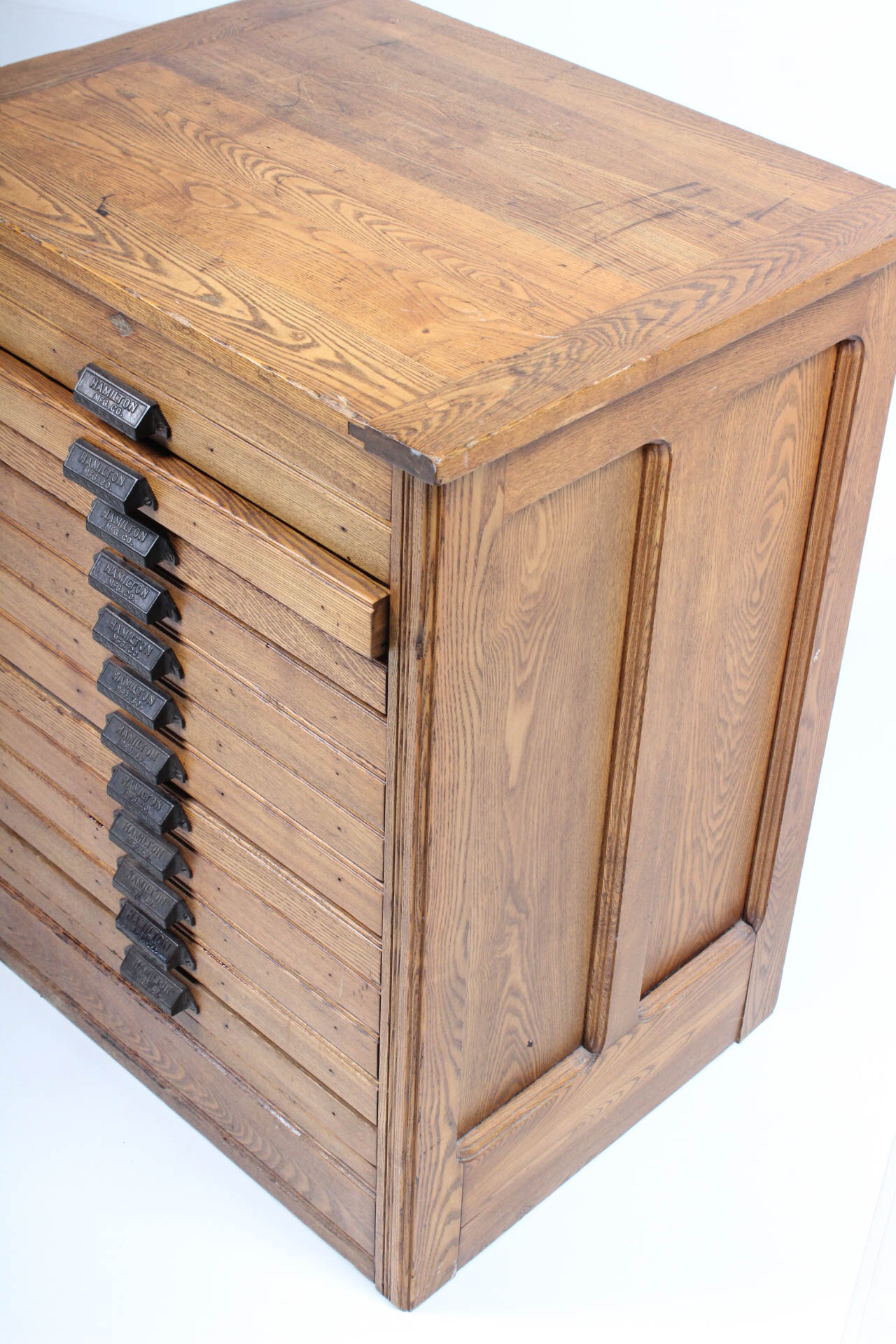 Antique Printer's Cabinet