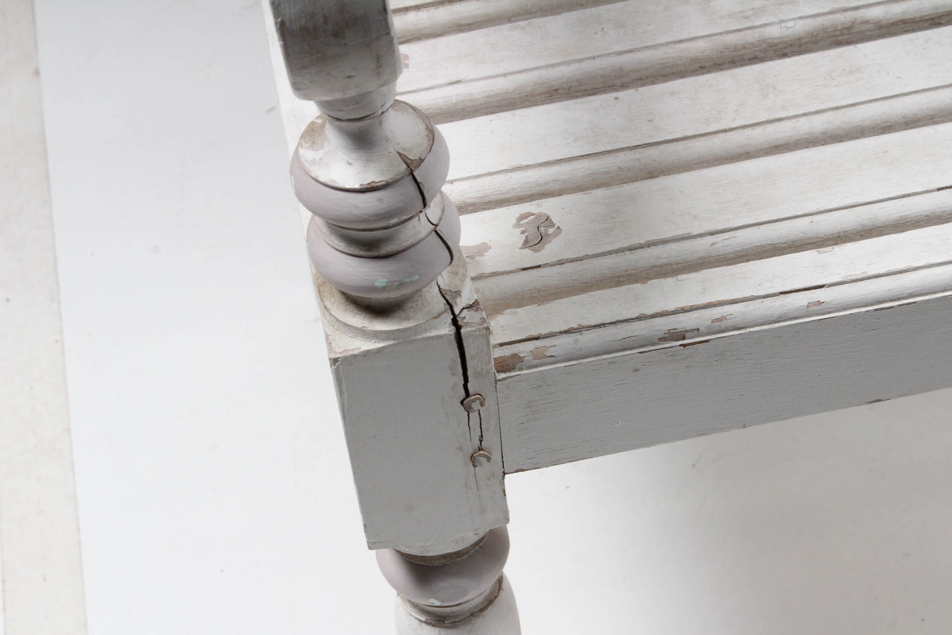 Shabby Cottage Style Wood Bench