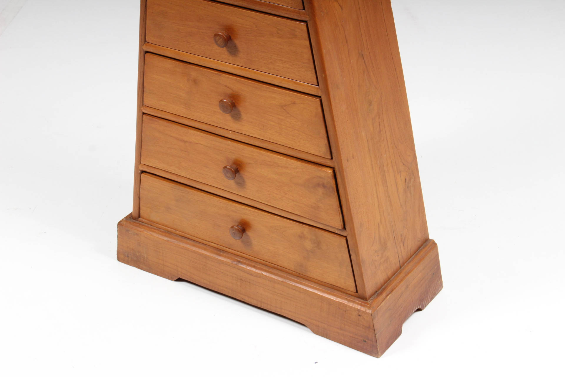 Triangular Pine Cabinet