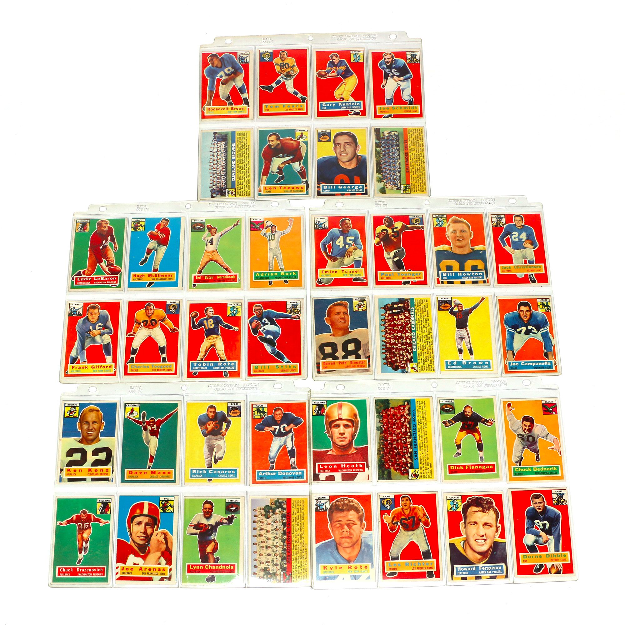 1950s Topps Football Cards