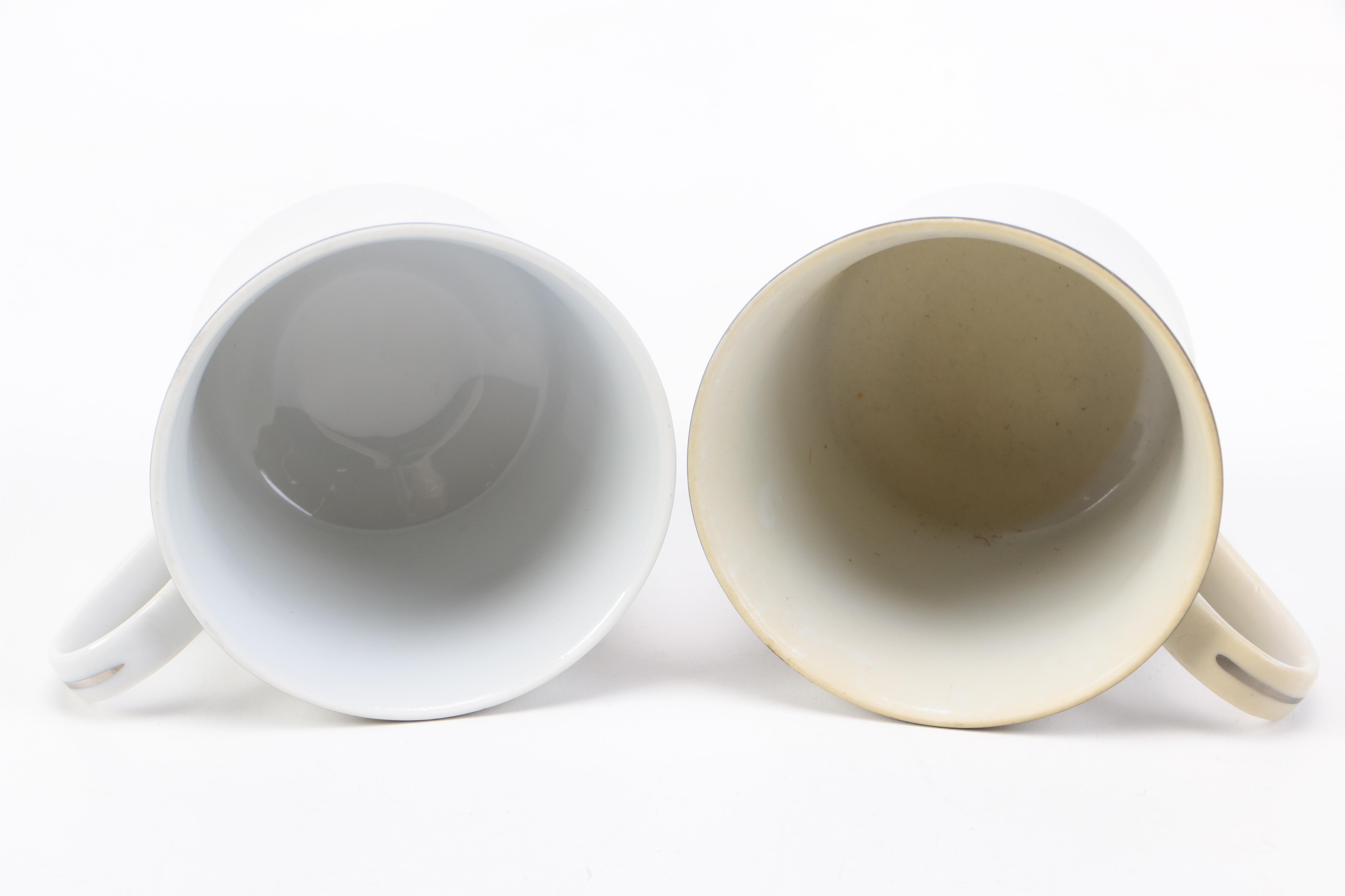 Crown Victoria "Lovelace" Teacups and Saucers