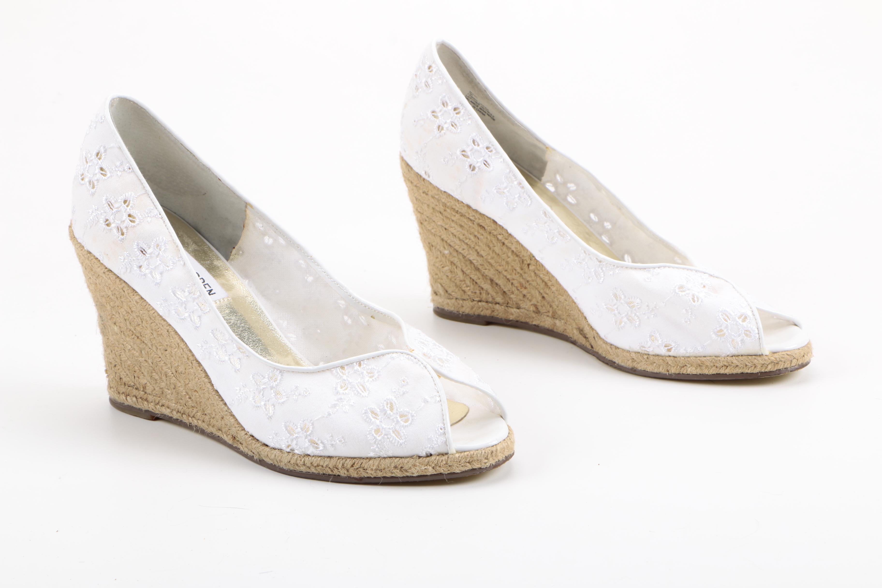 Stuart Weitzman Fur Boots and Steve Madden Wedges