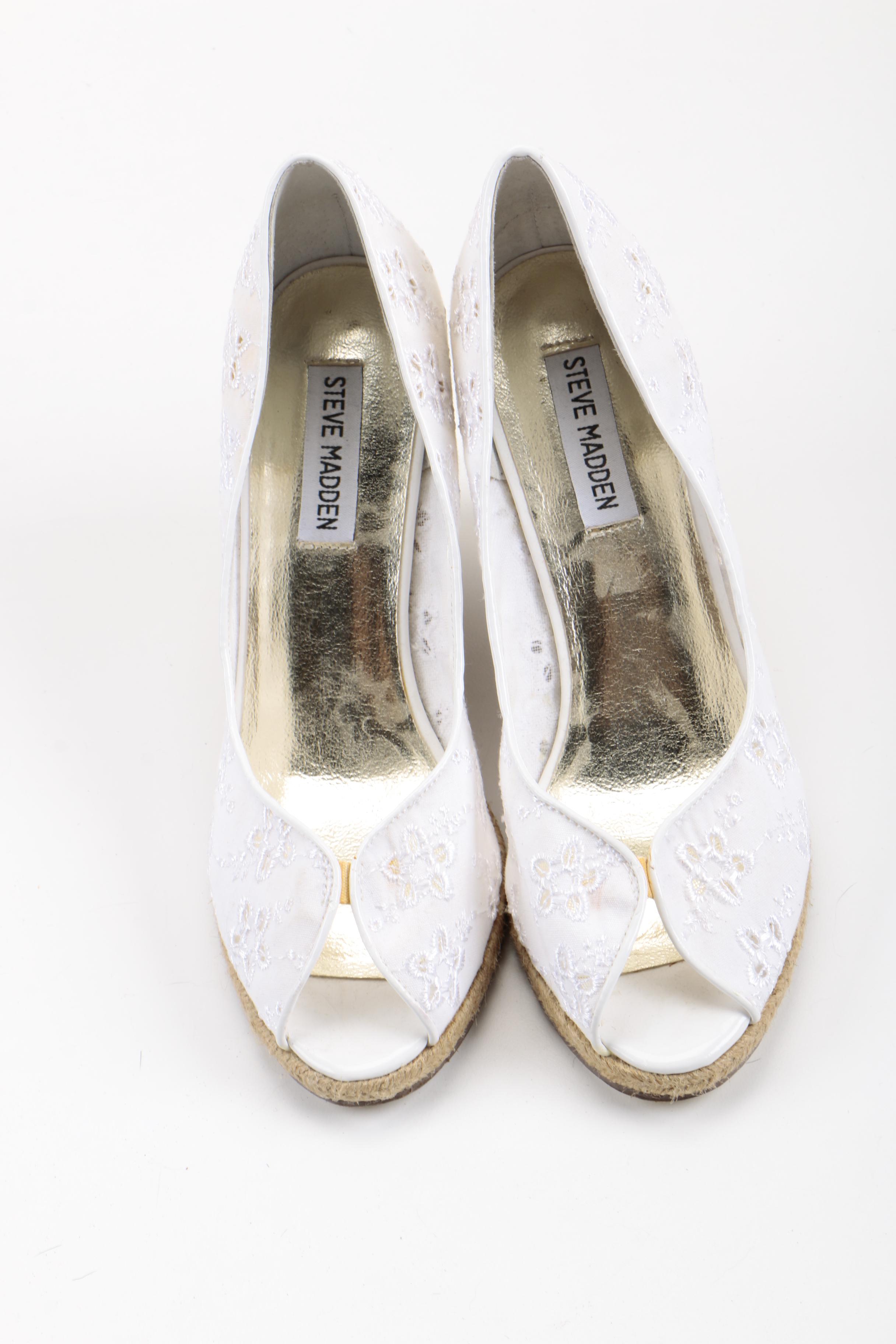 Stuart Weitzman Fur Boots and Steve Madden Wedges