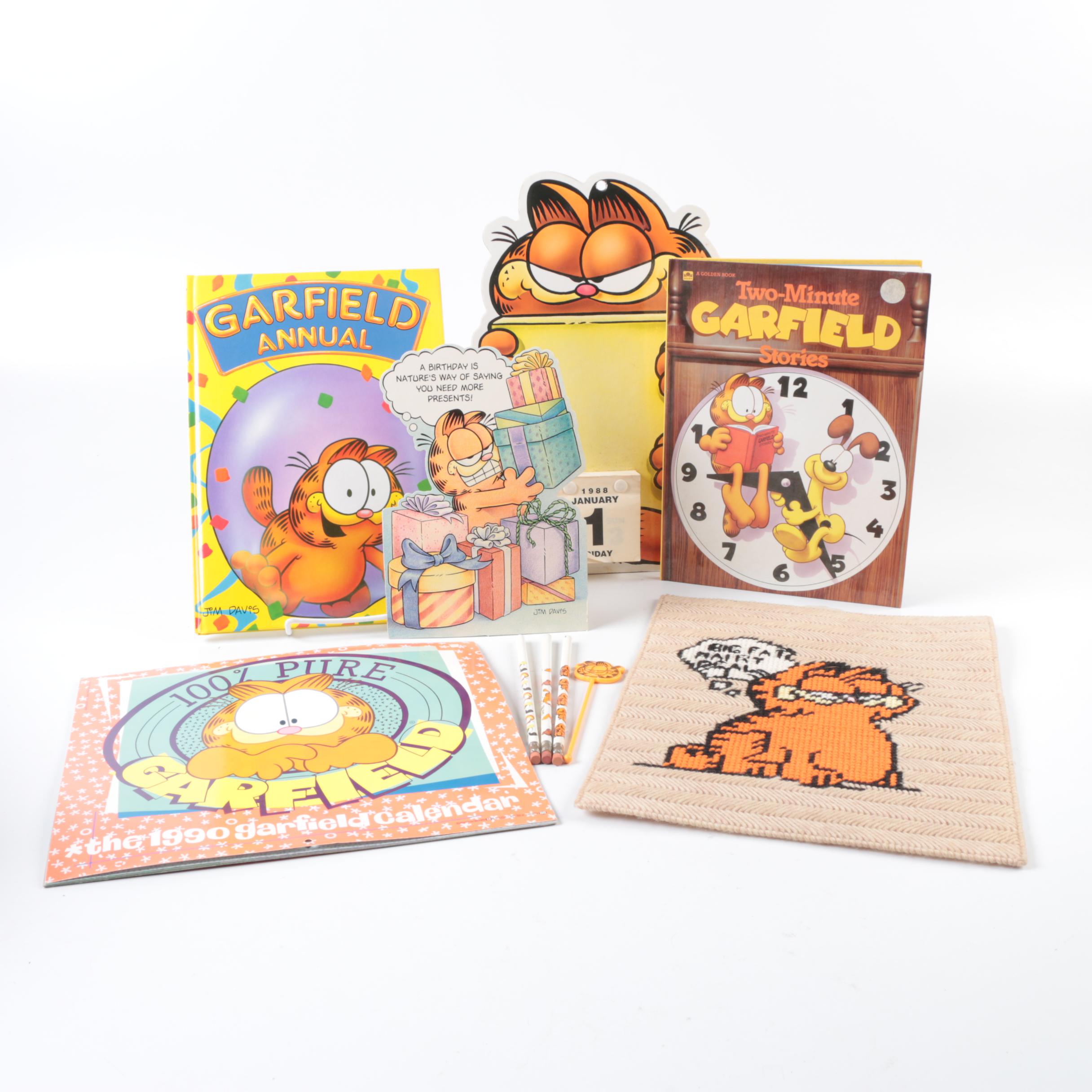 Assortment of Garfield Memorabilia