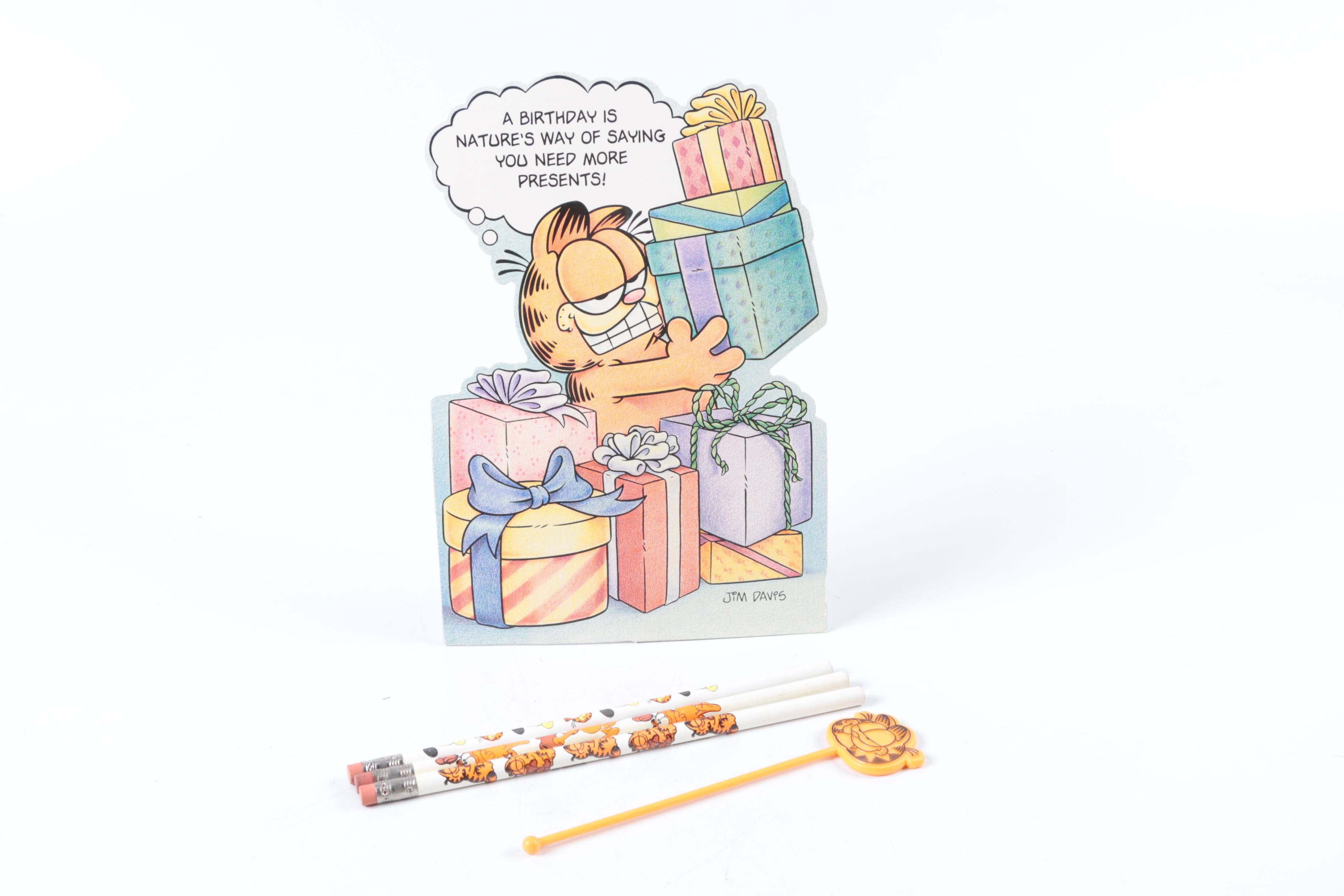 Assortment of Garfield Memorabilia
