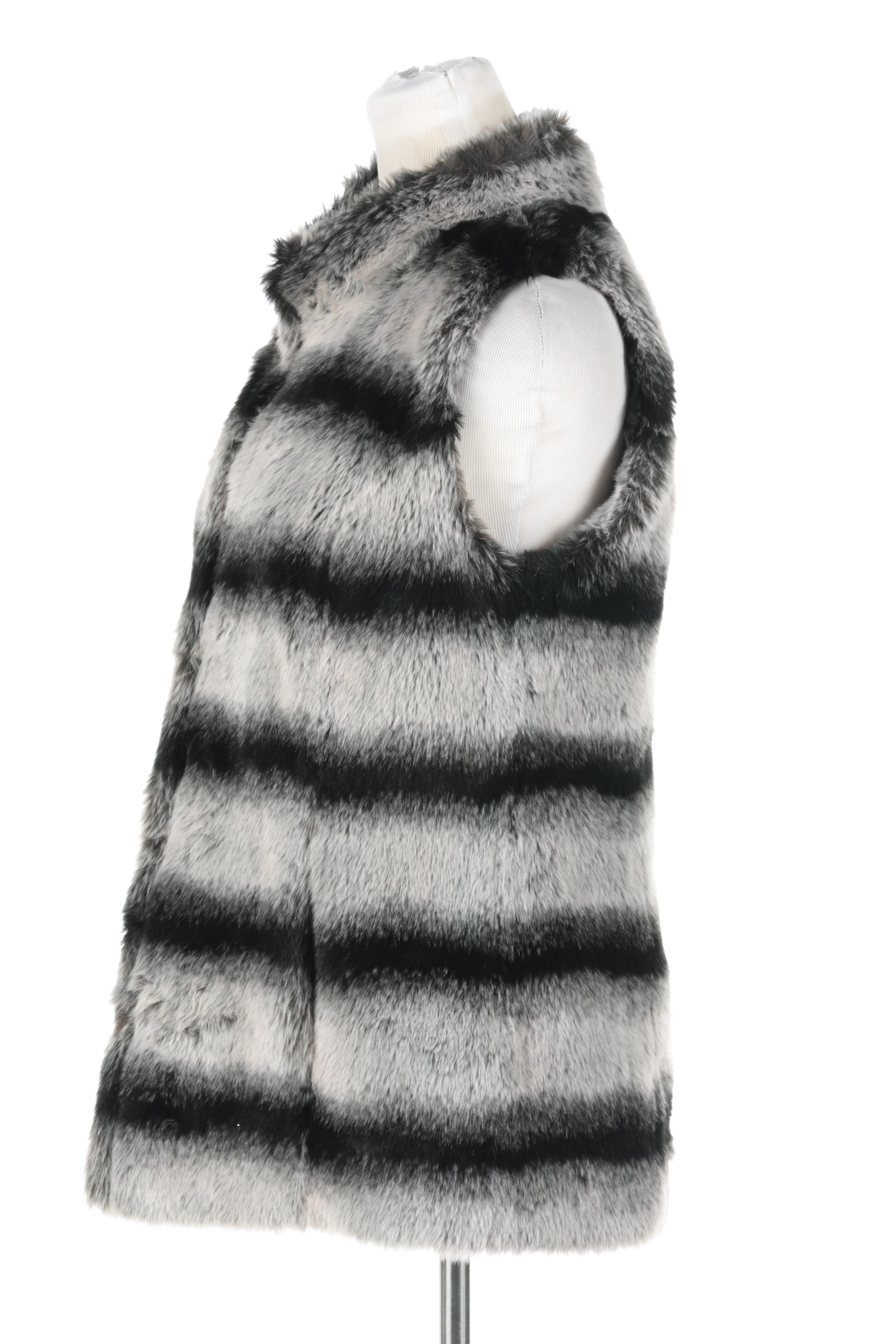 Rachel Zoe and Dennis Basso Women's Faux Fur Vests