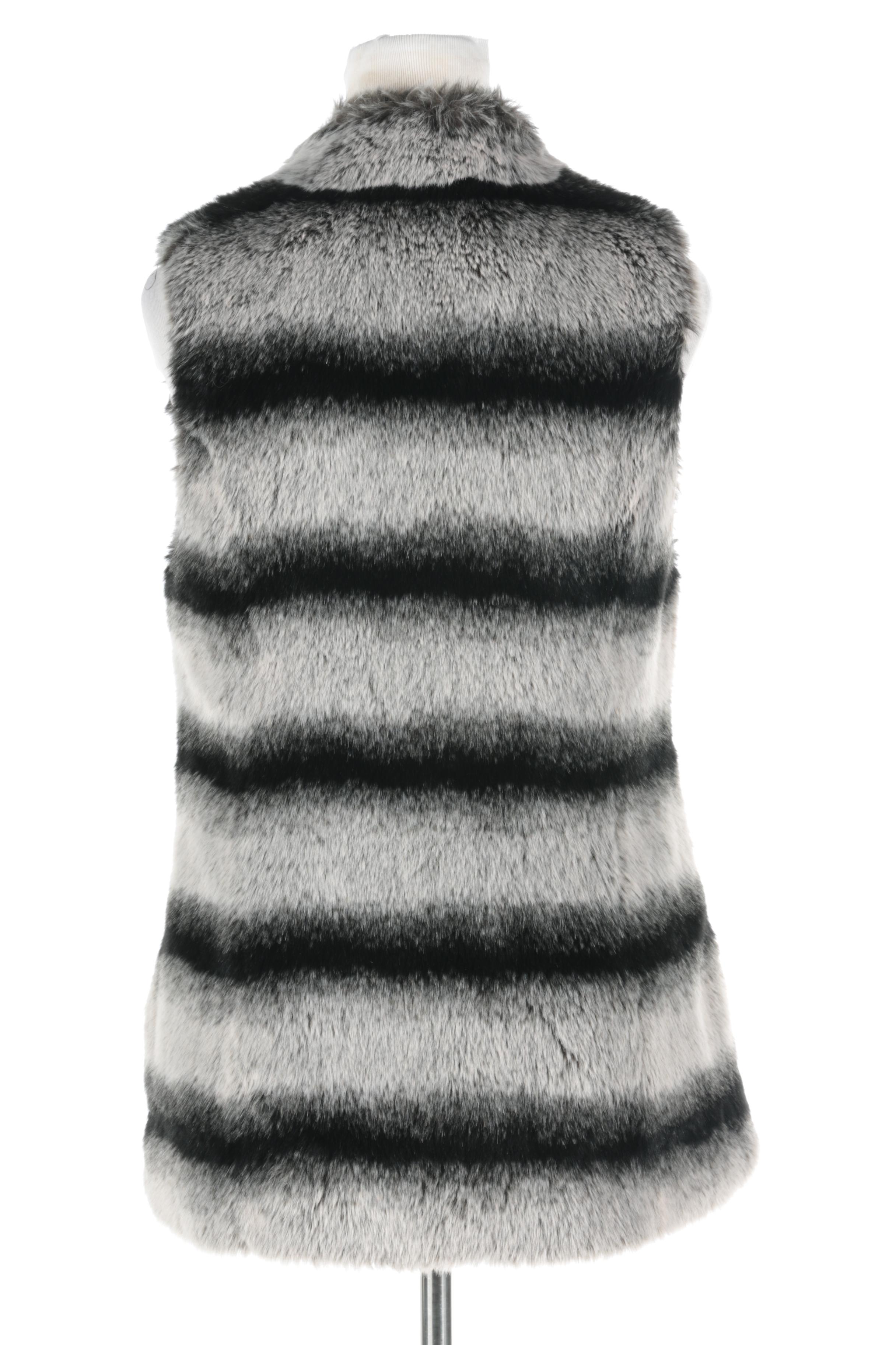 Rachel Zoe and Dennis Basso Women's Faux Fur Vests