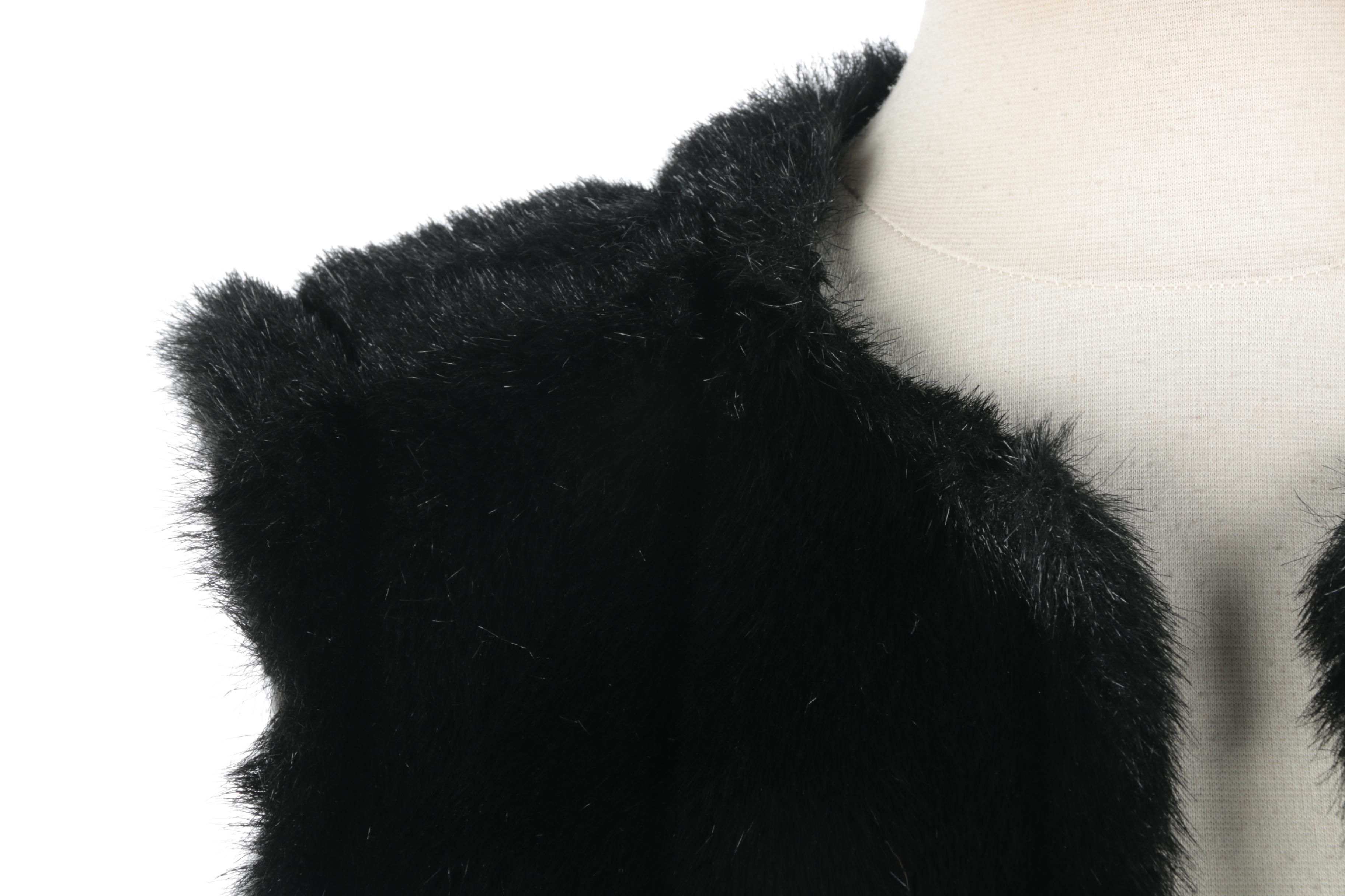 Rachel Zoe and Dennis Basso Women's Faux Fur Vests