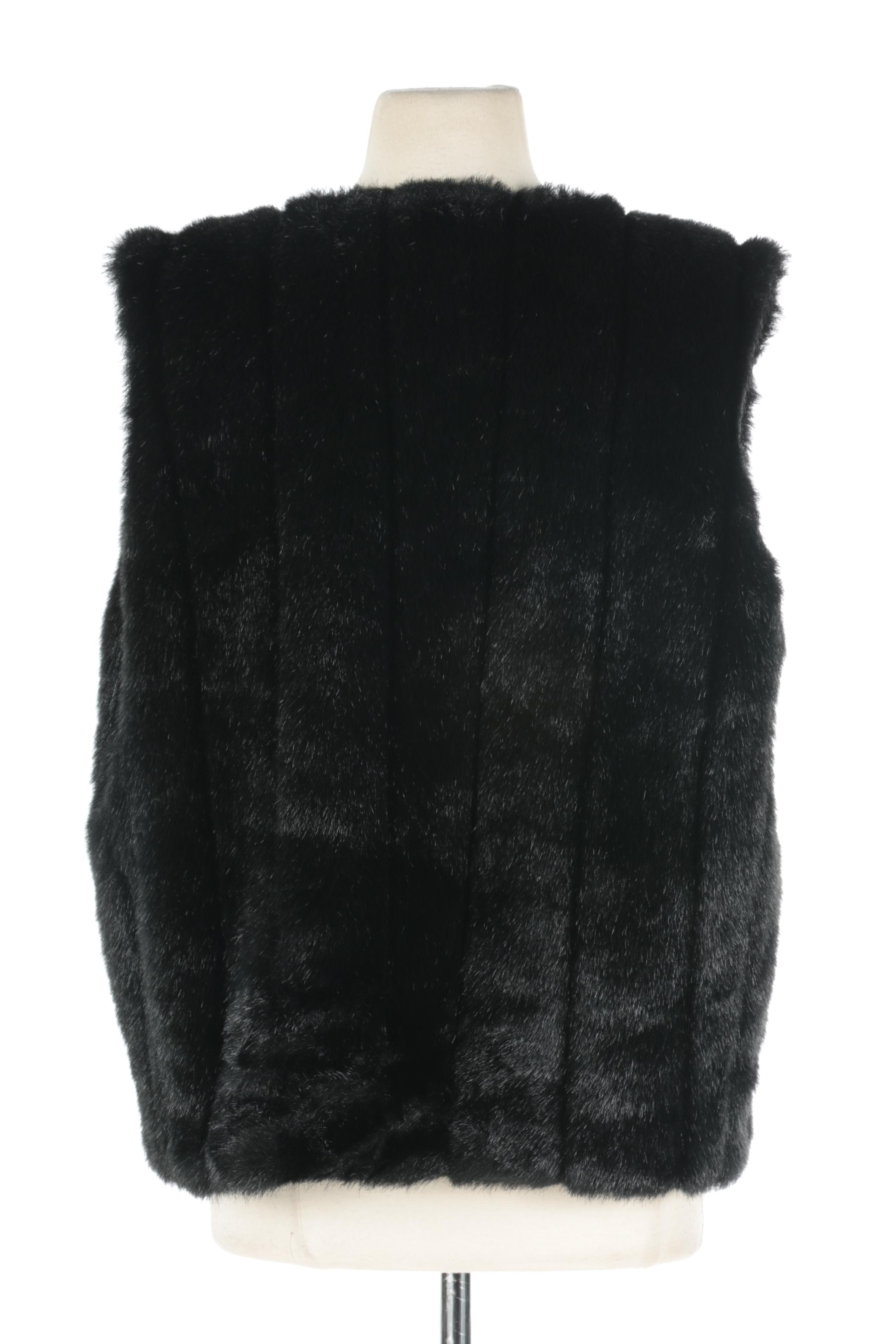 Rachel Zoe and Dennis Basso Women's Faux Fur Vests